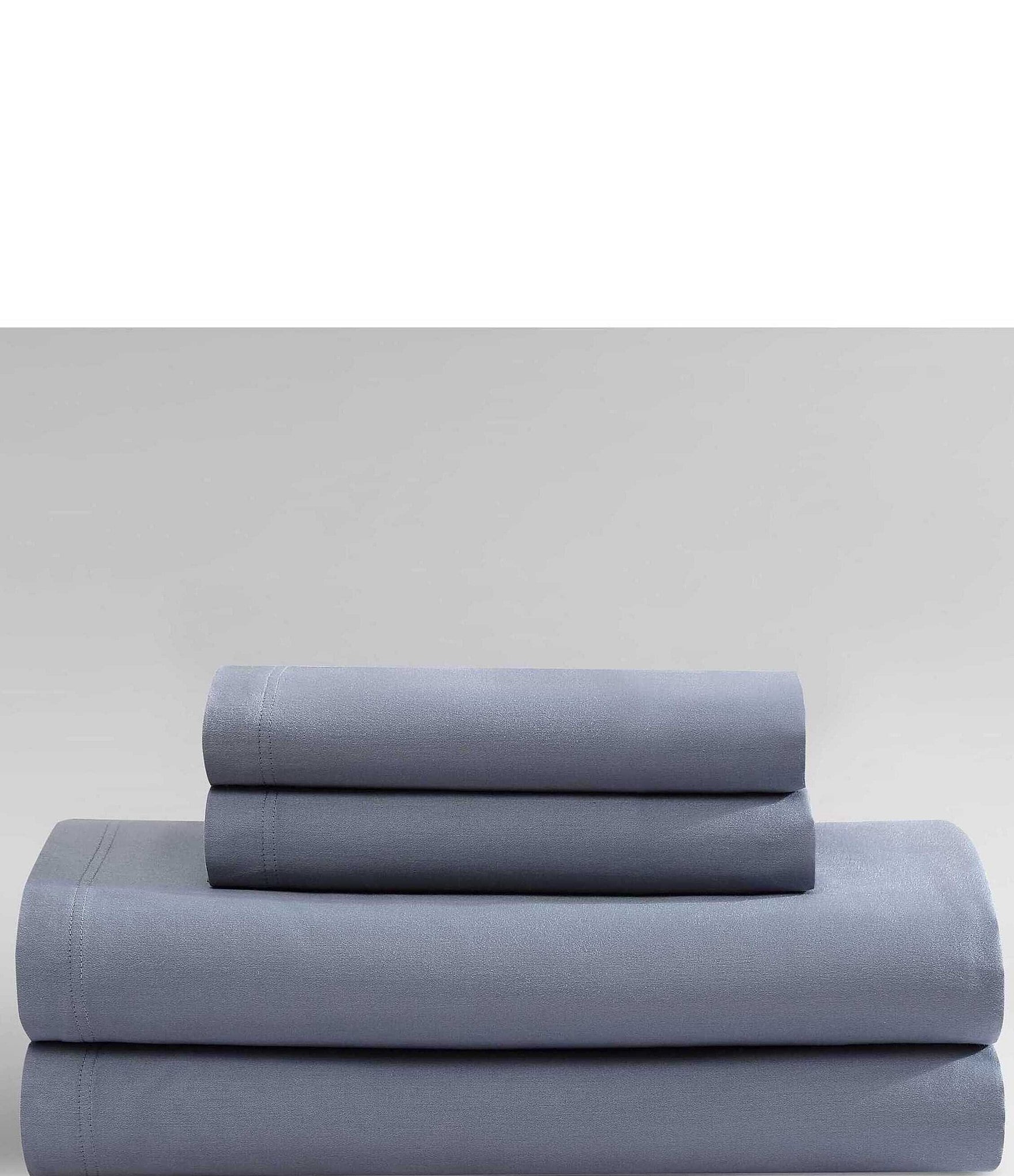 Calvin Klein Organic Earth Solid Cotton Sateen Sheet Set