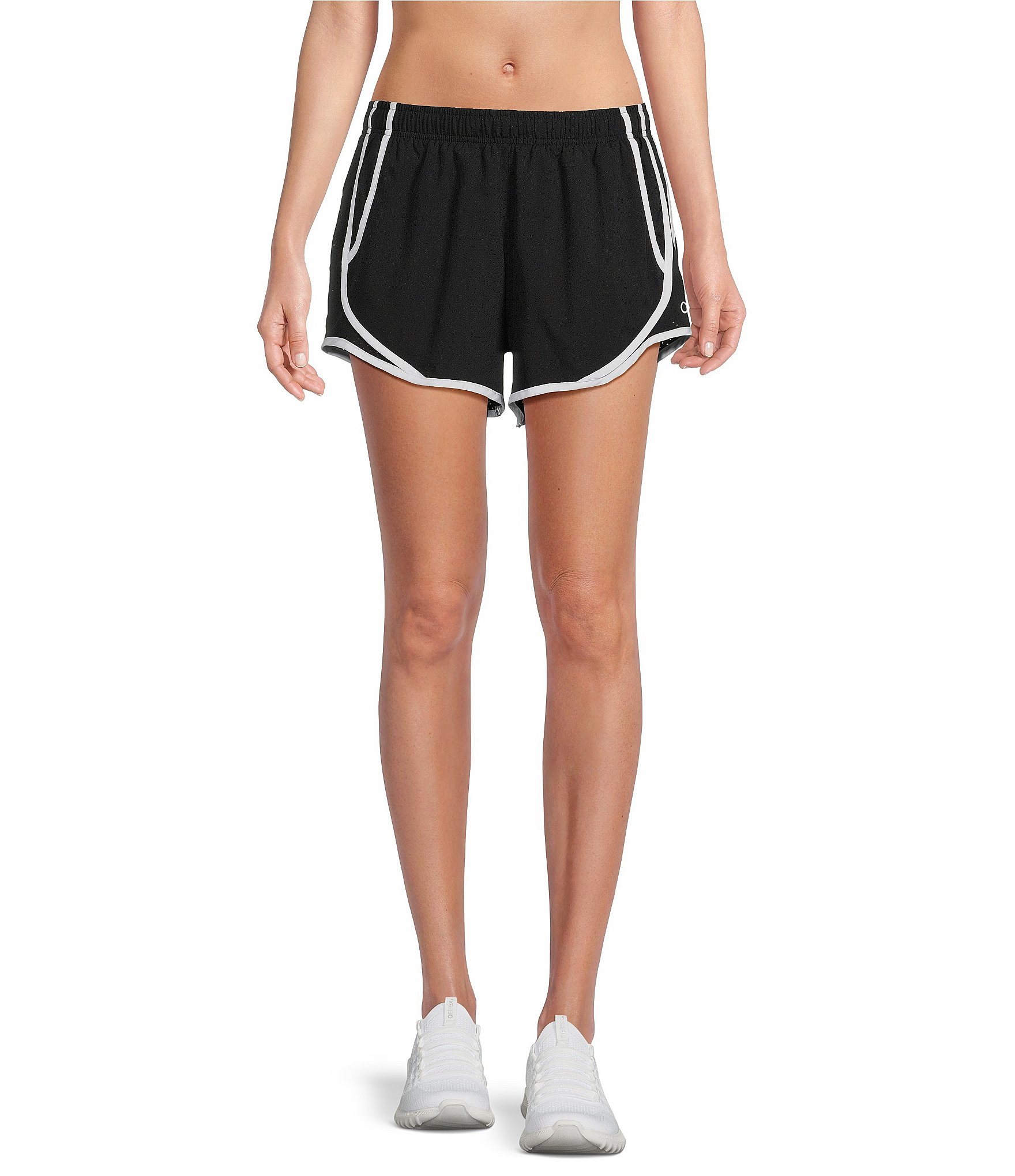 Calvin Klein Performance Smocked Waistband Running Shorts | Dillard's