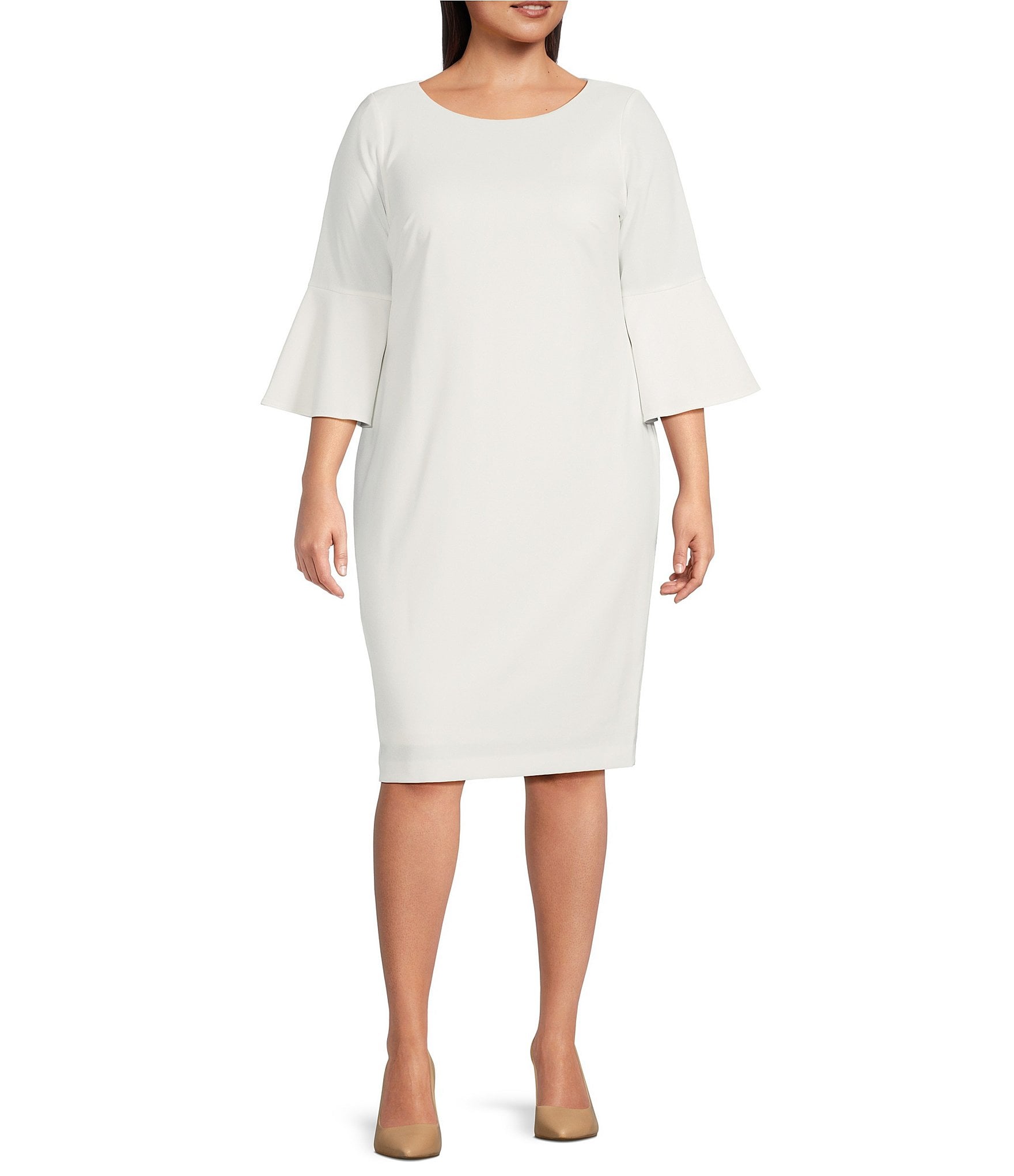 White Women's Plus-Size Dresses & Gowns | Dillard's