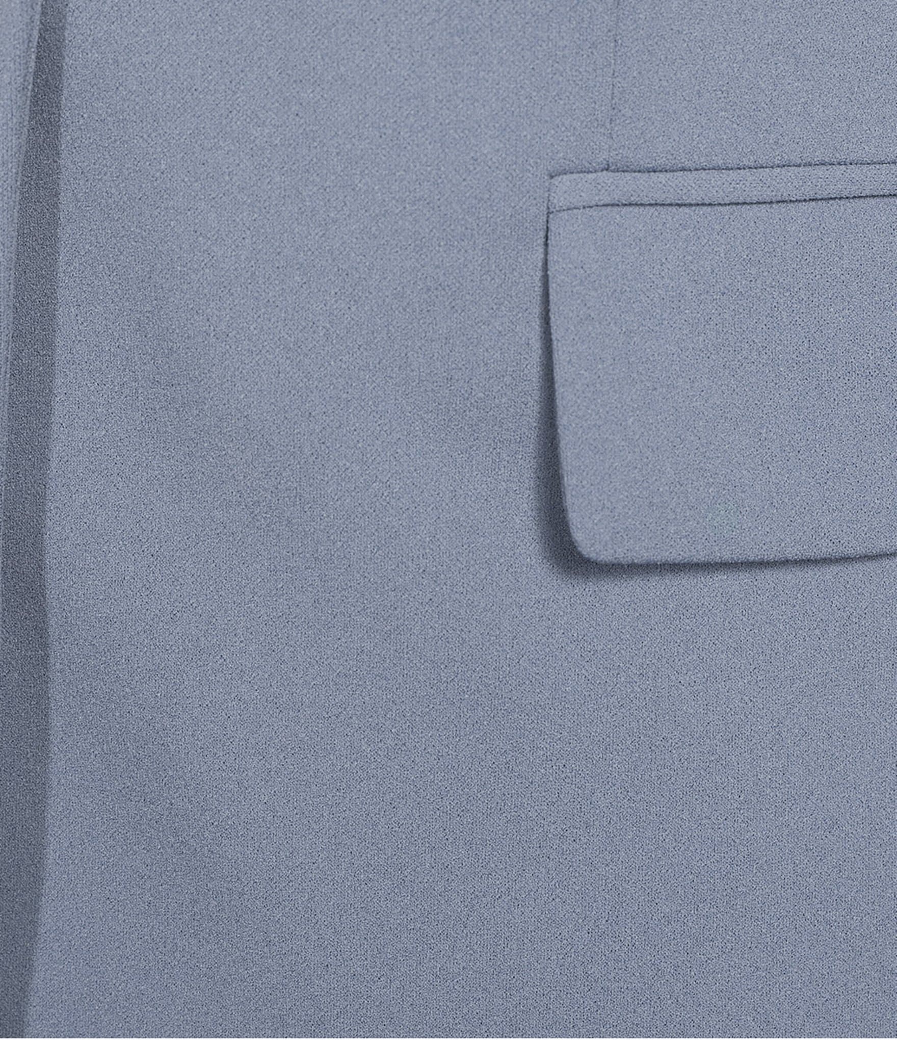 Calvin Klein Scuba Crepe Notch Lapel Long Sleeve One Button Front Blazer