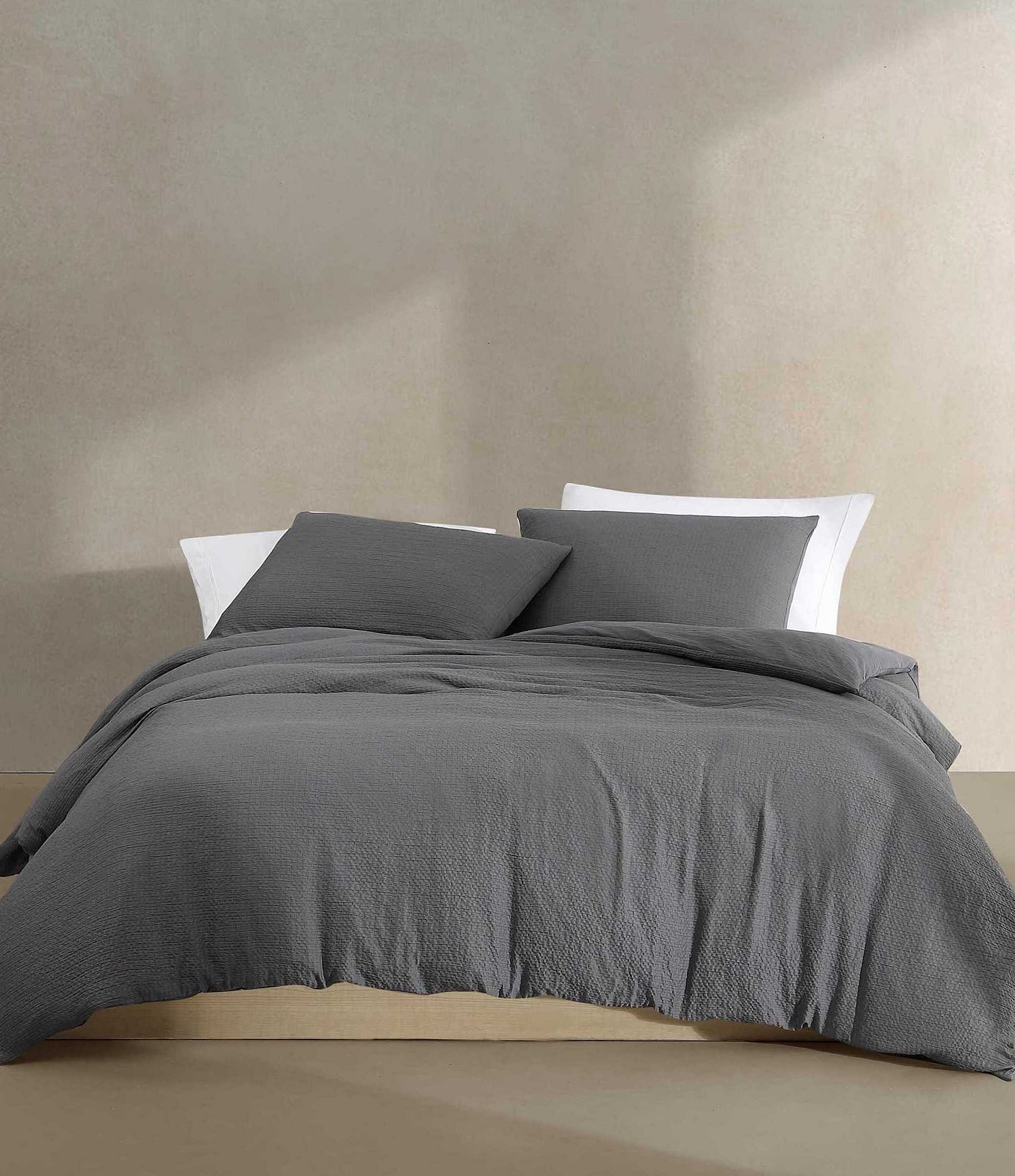 Calvin Klein Seersucker Duvet Cover Mini Set