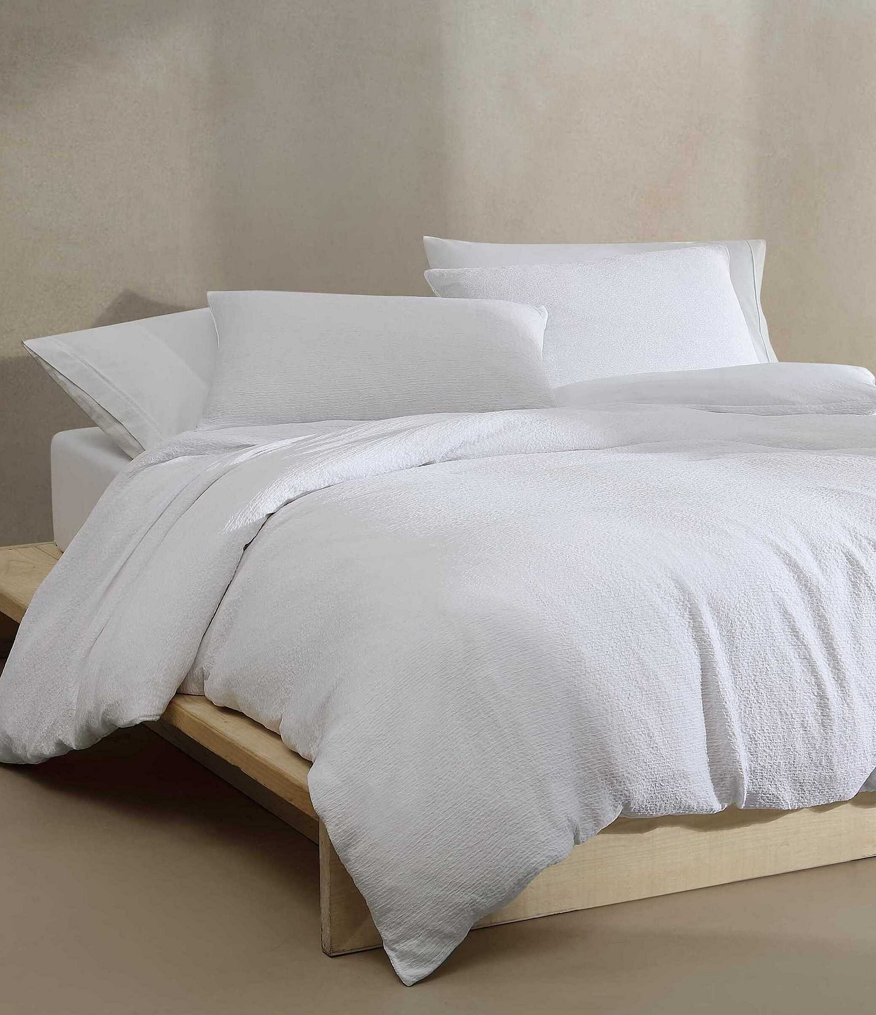 Calvin Klein Seersucker Duvet Cover Mini Set