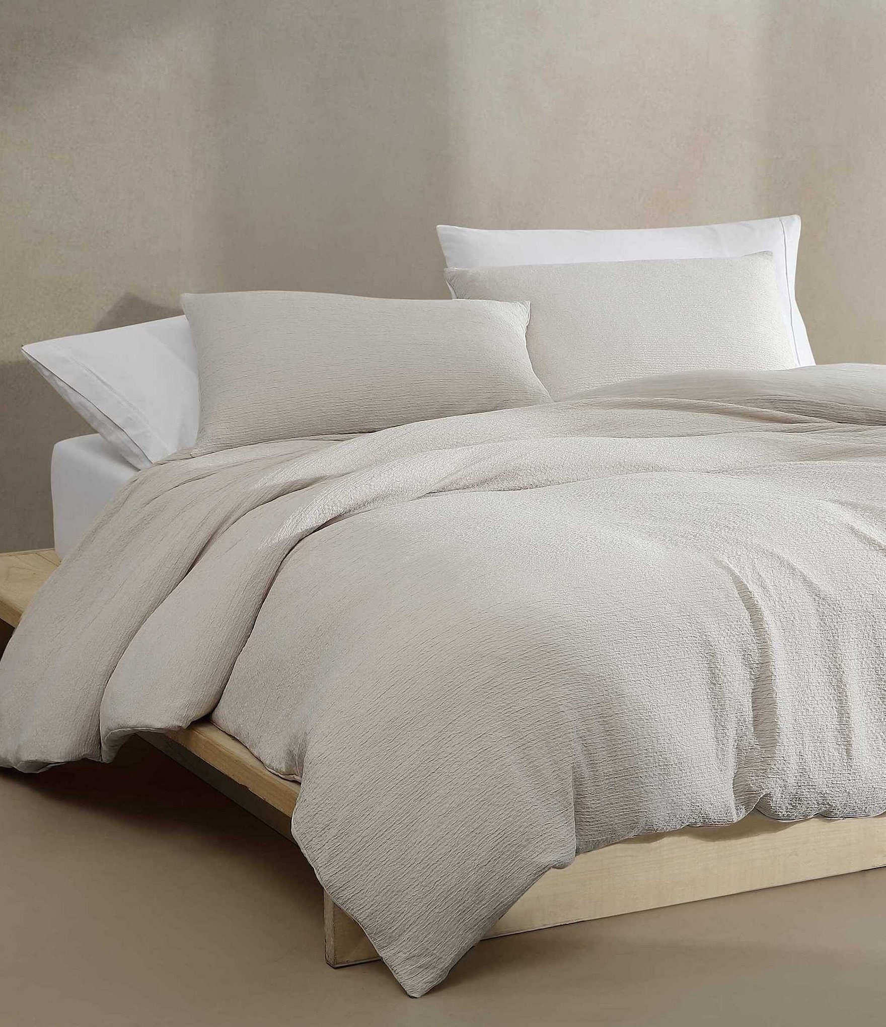 Calvin Klein Seersucker Duvet Cover Mini Set