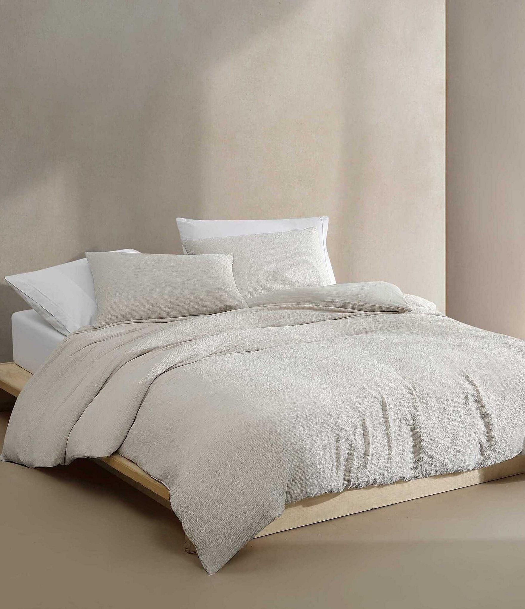 Calvin Klein Seersucker Duvet Cover Mini Set