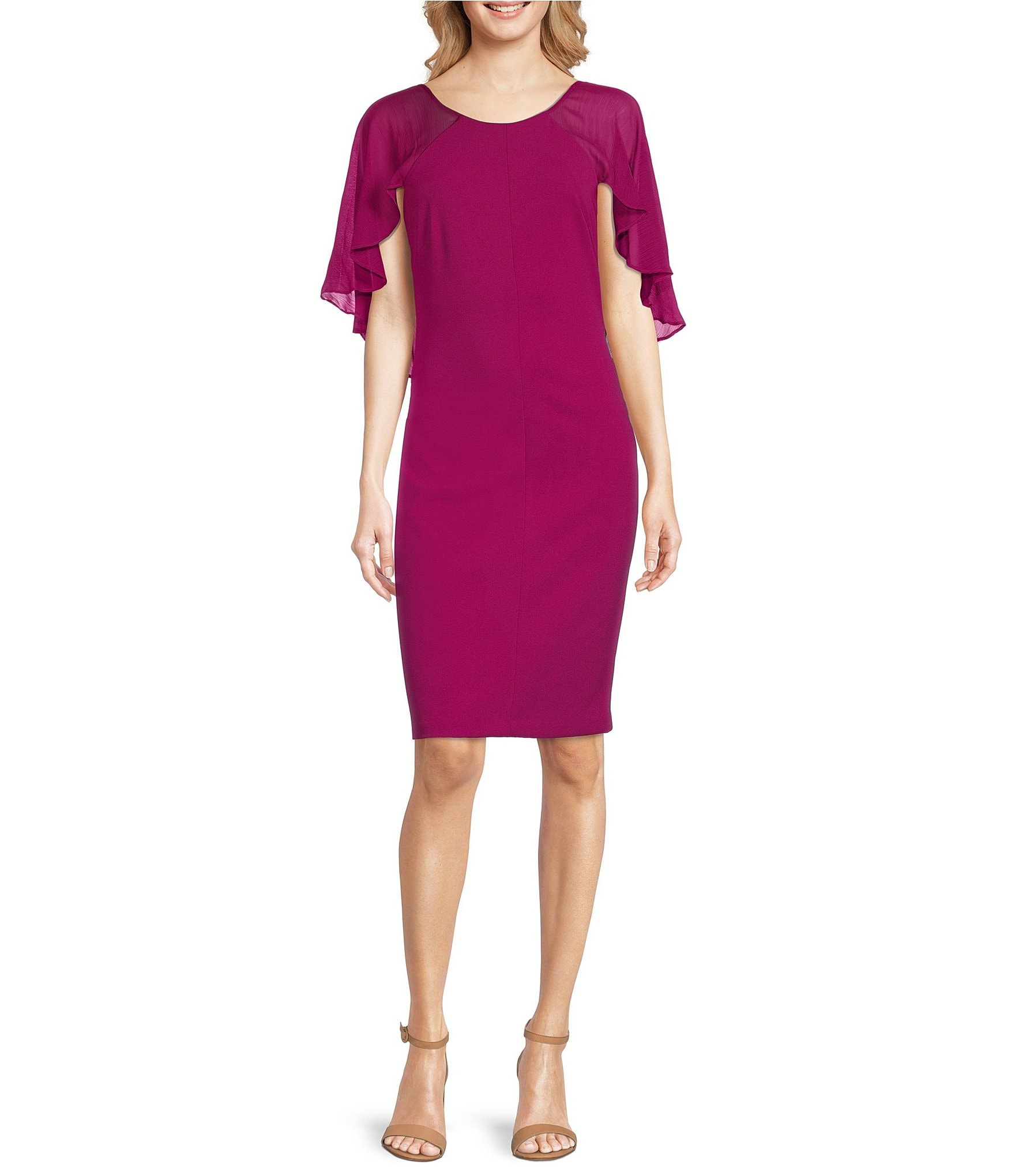 Descubrir 33+ imagen purple calvin klein dress - Thptnganamst.edu.vn