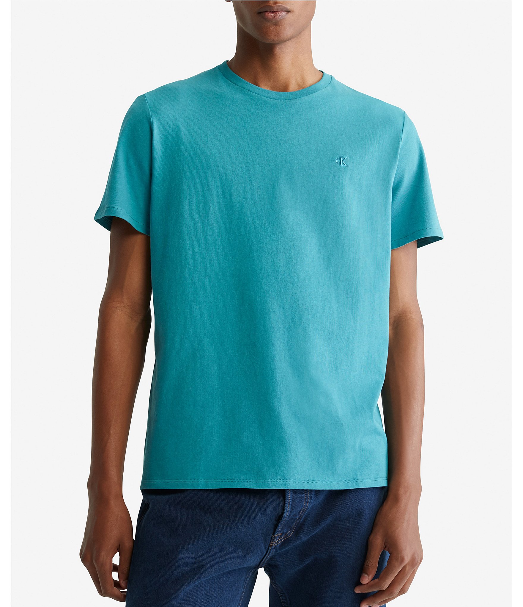 Klein Short-Sleeve Classic Smooth Cotton Solid T-Shirt Dillard's