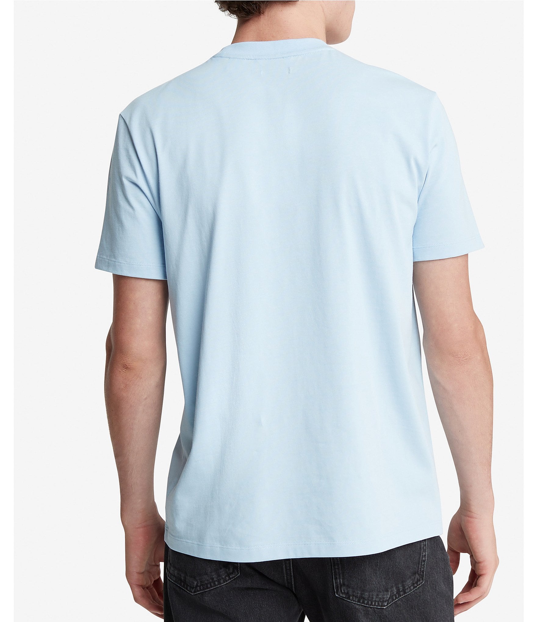 Calvin Klein Short Sleeve Classic Smooth Cotton Solid T-Shirt