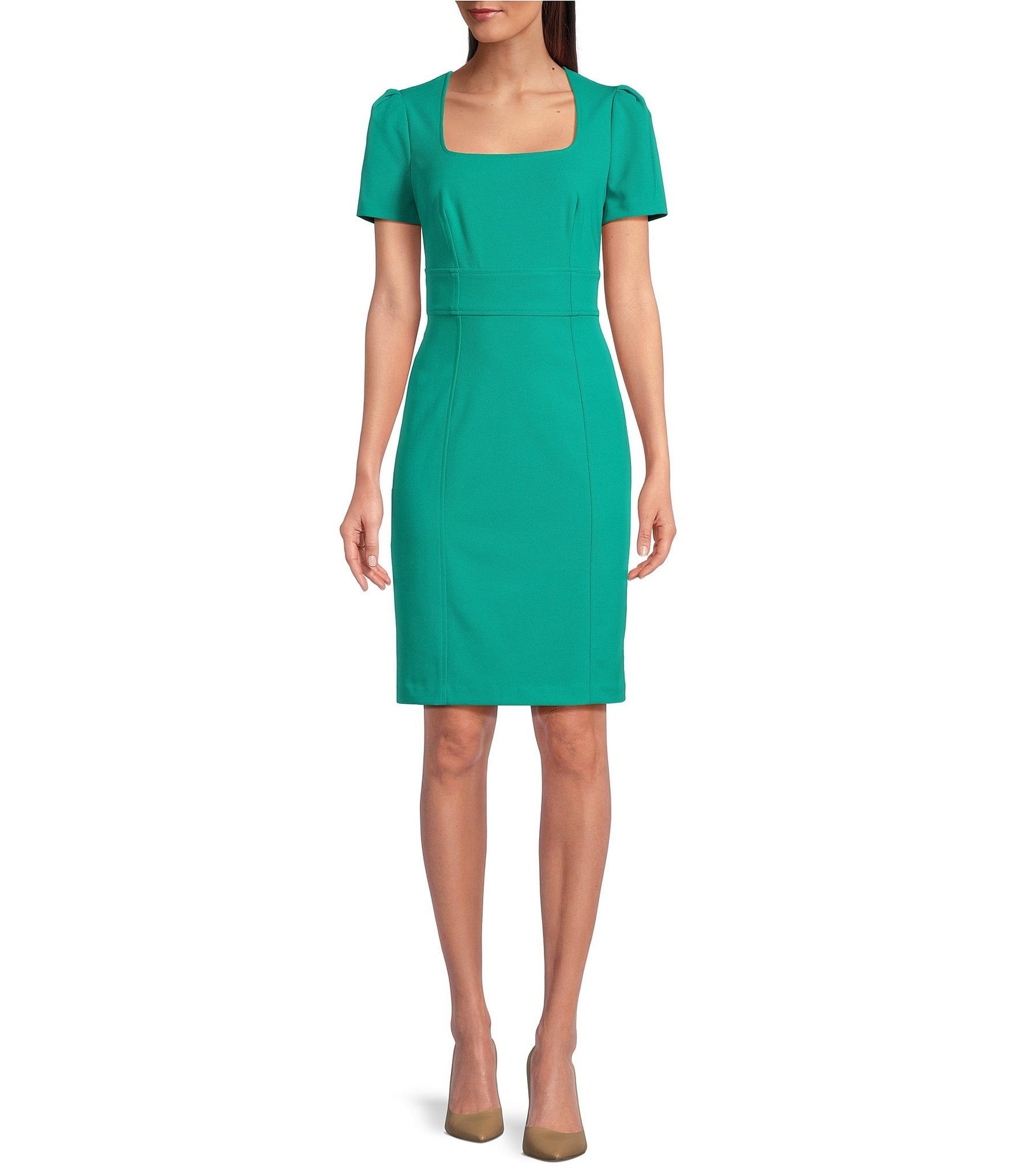 Calvin klein turquoise dress online