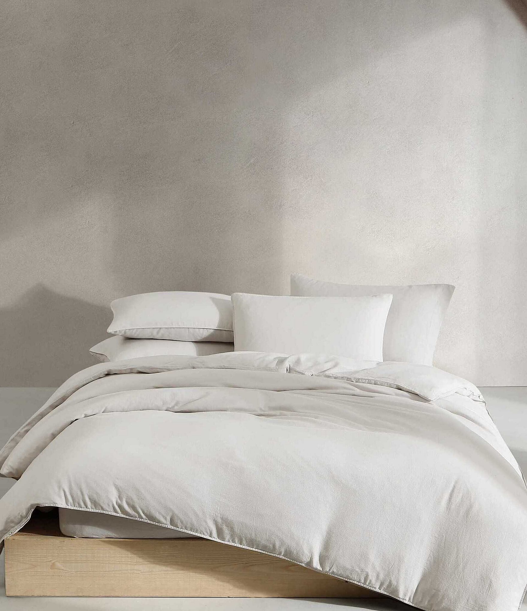 Calvin Klein Soft Linen Lyocell Blend Duvet Cover Mini Set