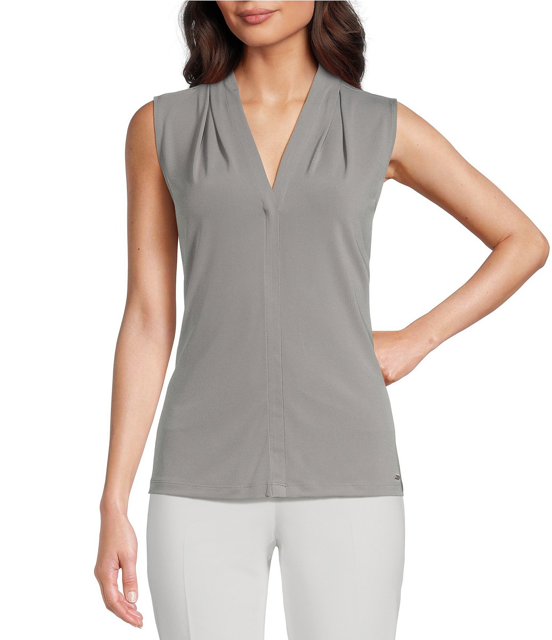 Calvin klein 2024 v neck shell