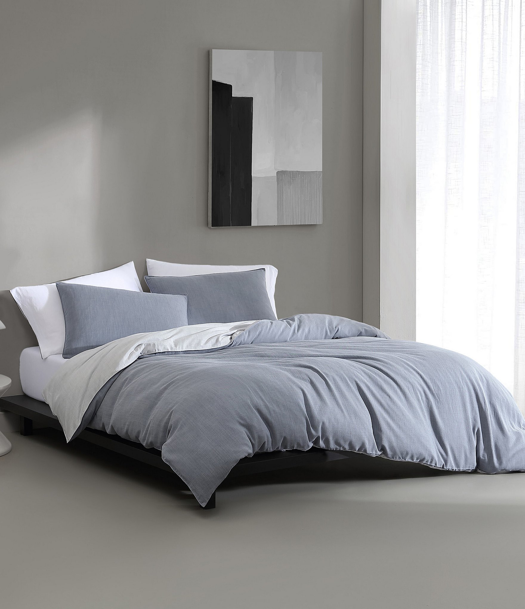 Calvin Klein Tencel Reversible Solid Duvet Cover Mini Set