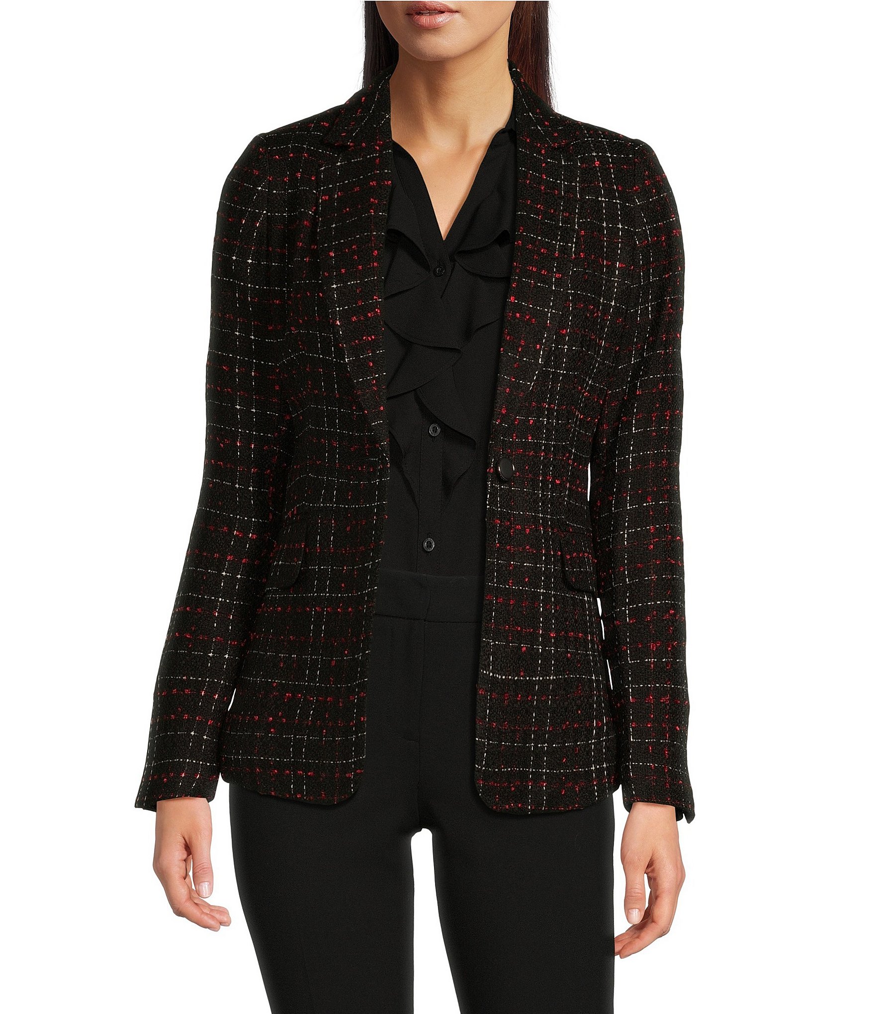 Calvin klein tweed coat online