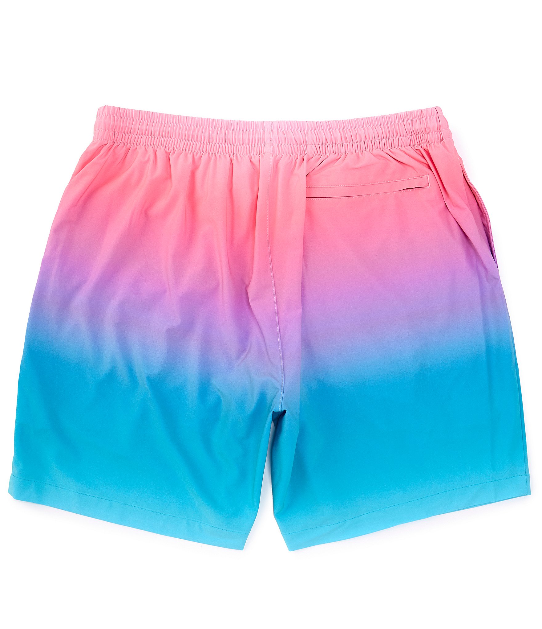 Caribbean Big & Tall Ombre 6#double; And 9#double; Inseam Swim Trunks