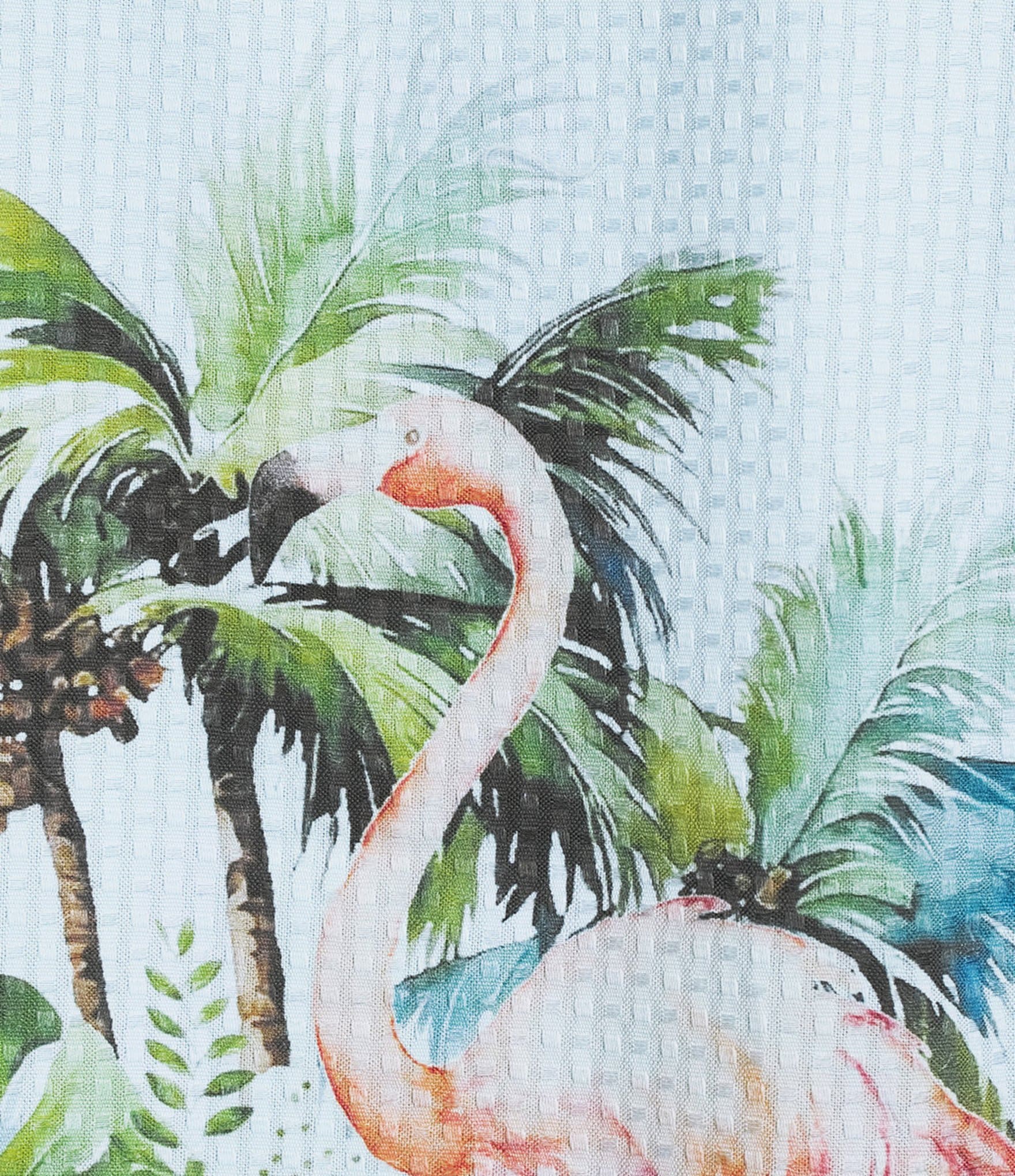 Caribbean Dobby Print Short Sleeve Woven Camp Shirt