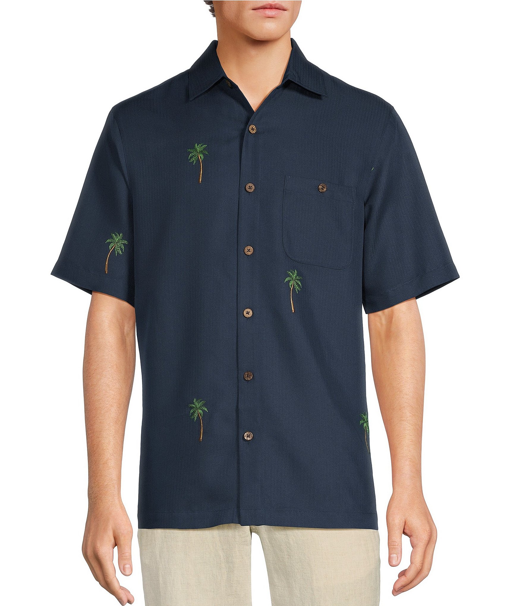 Roundtree & Yorke Performance Short Sleeve Conversational Fishing Lure  Print Polo Shirt