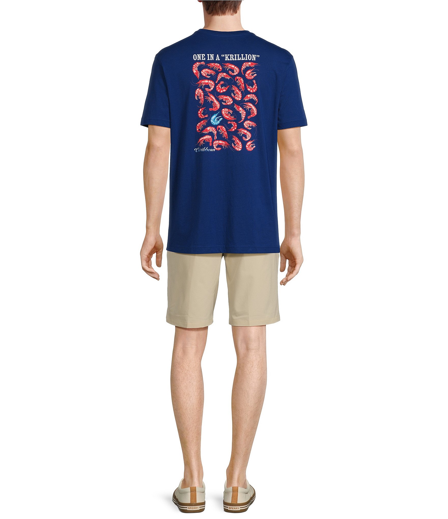 Caribbean Krillion Short Sleeve Relaxed Fit Graphic T-Shirt