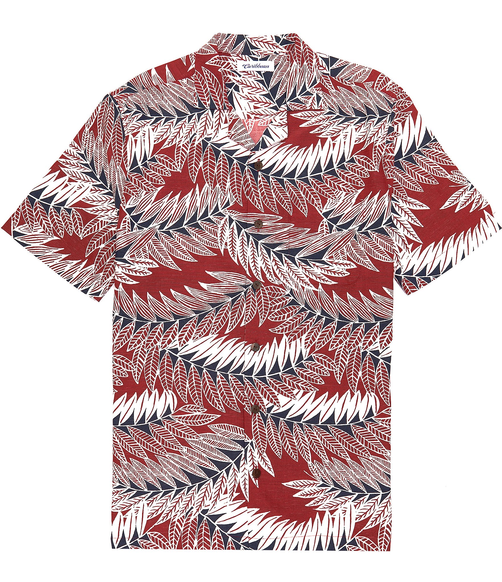 Caribbean Joe Men's Classic Camp Short Sleeve Island Shirt - Macy's