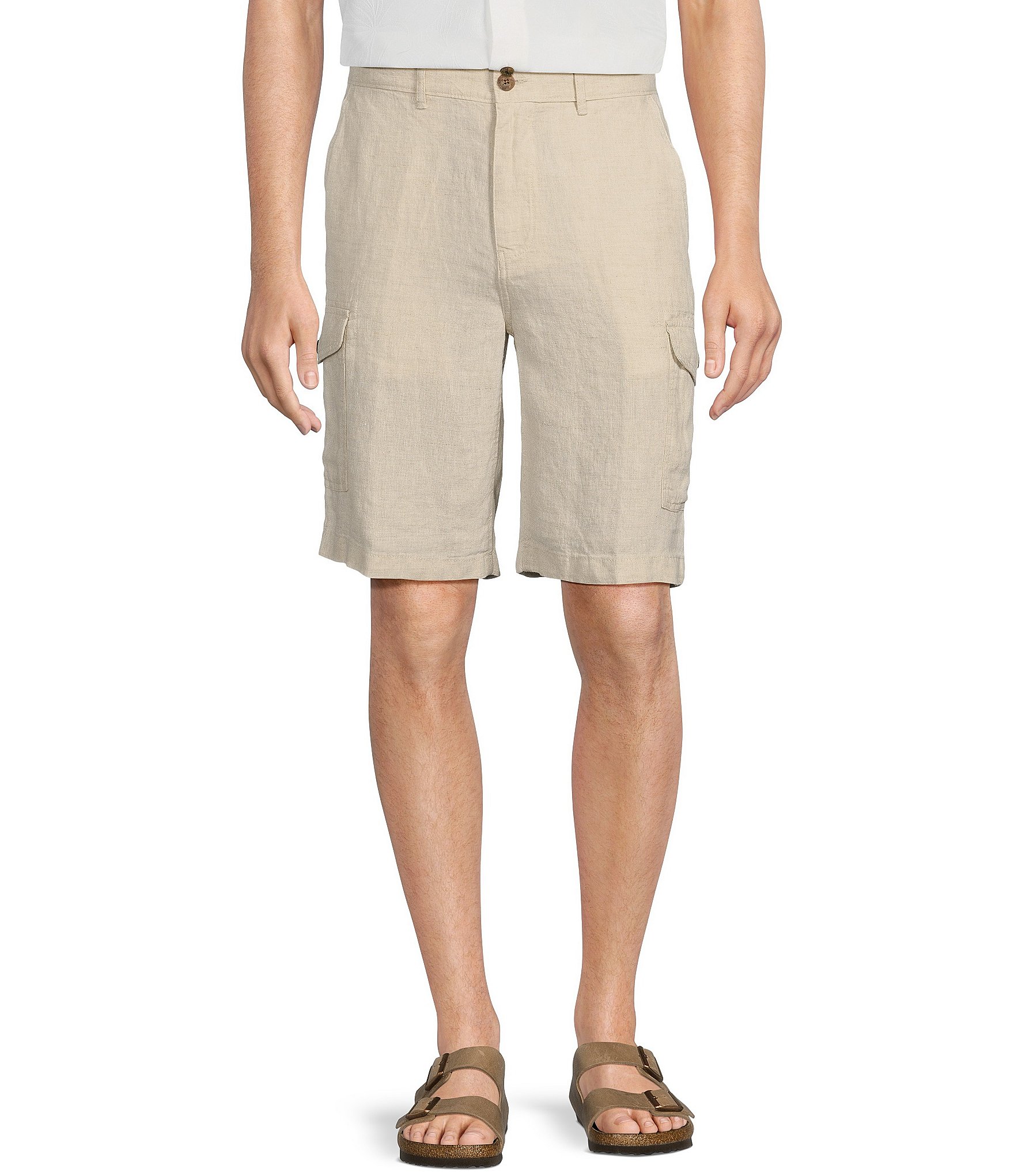 mens linen shorts: Men
