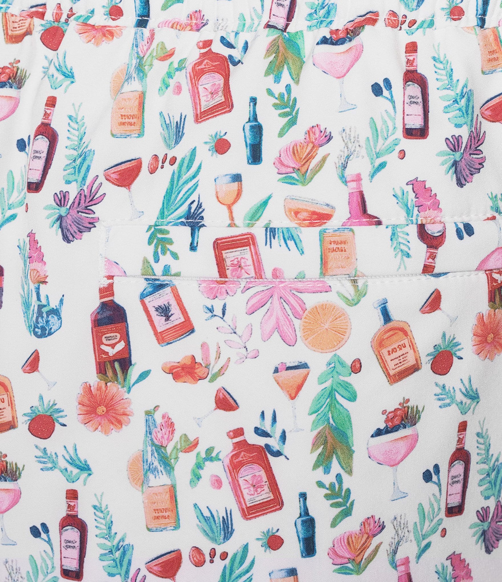 Caribbean Mini Drinks 6#double; Cabana Swim Trunks