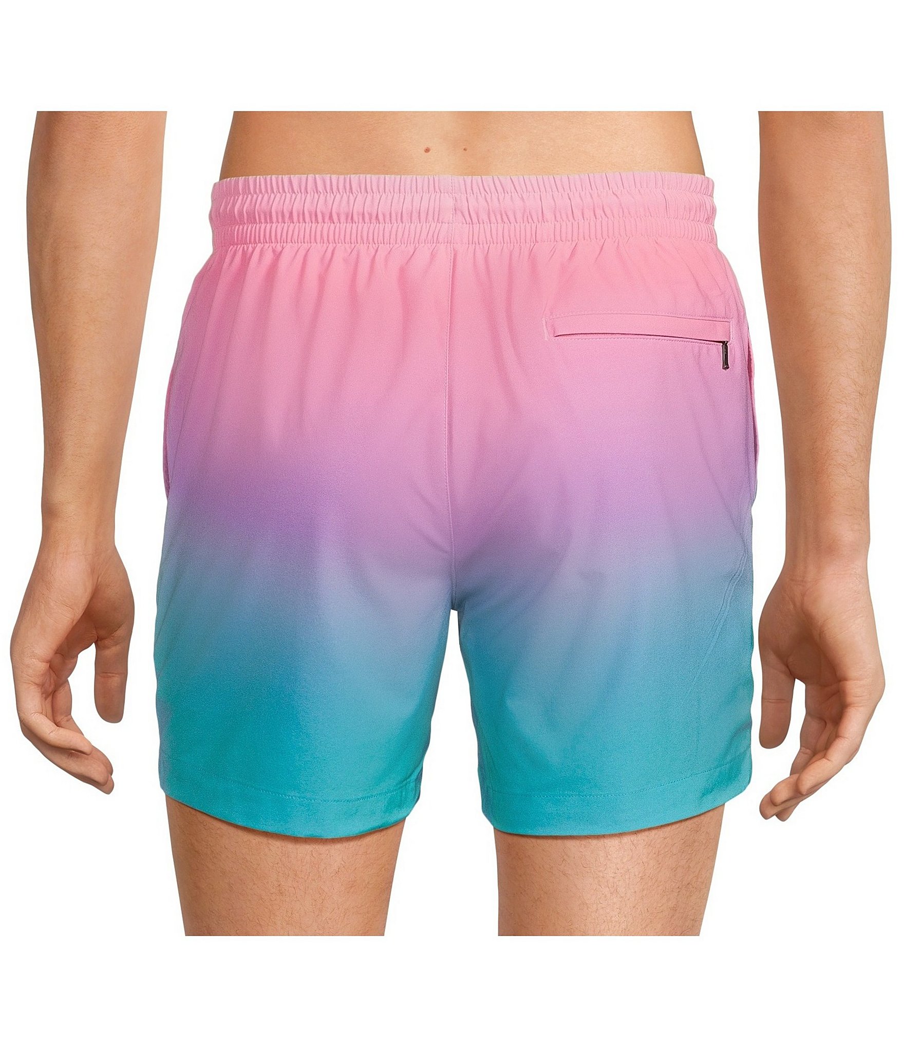 Caribbean Ombre 6#double; Inseam Swim Trunks