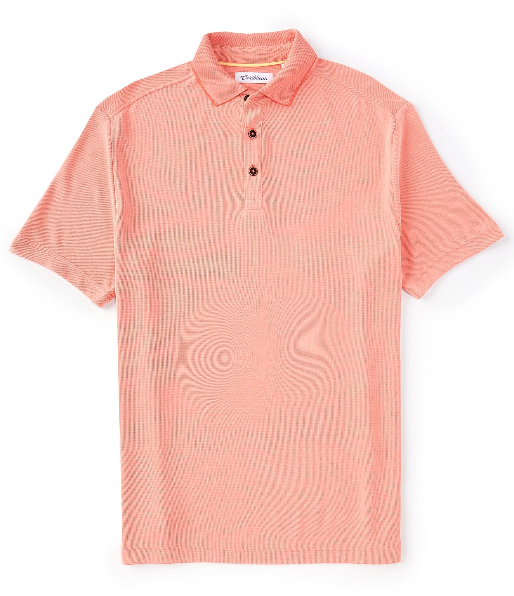 Caribbean Solid Modal Short Sleeve Polo Shirt | Dillard's