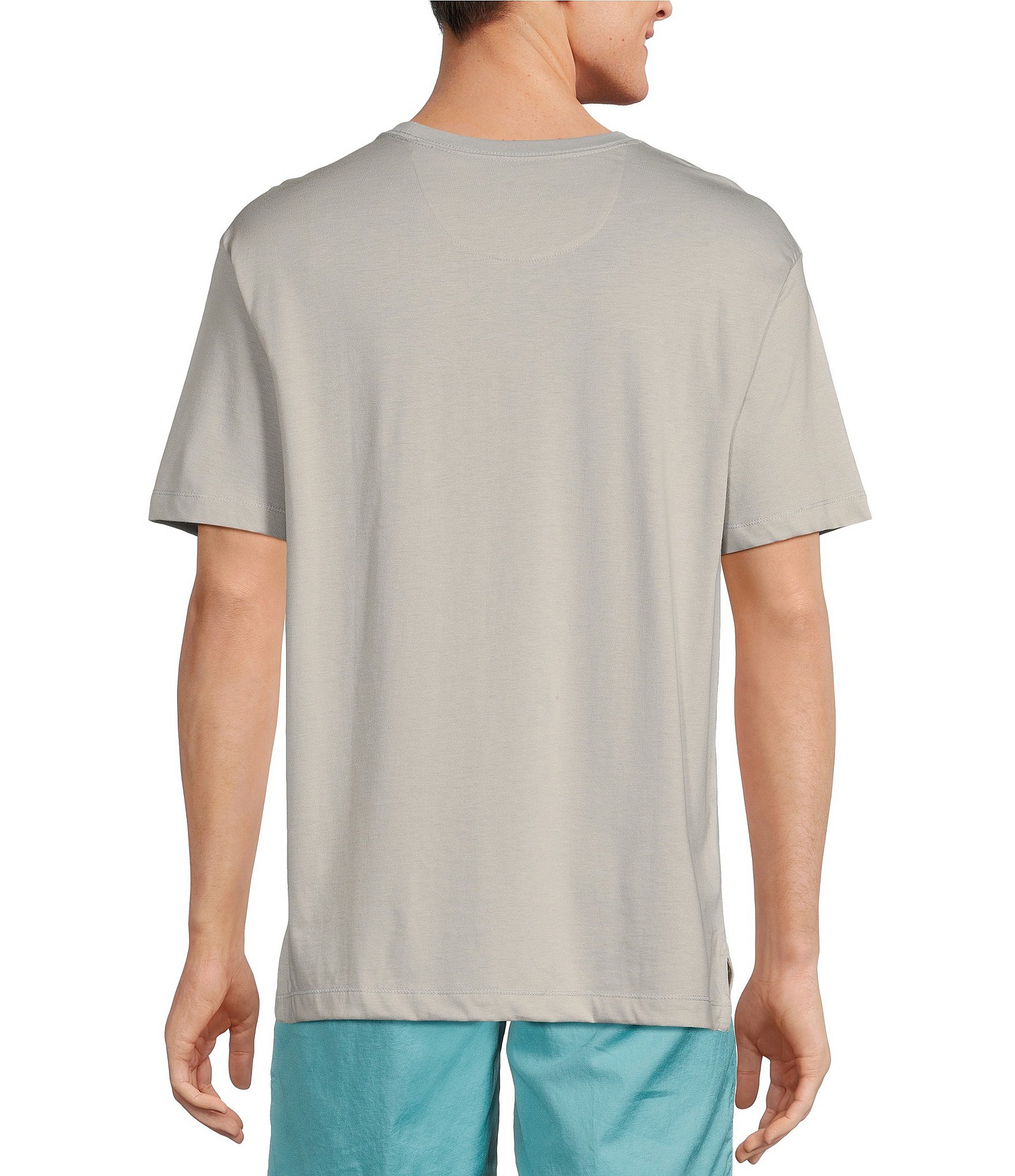 Caribbean Supima Cotton Short Sleeve Pocket Relaxed Fit T-Shirt