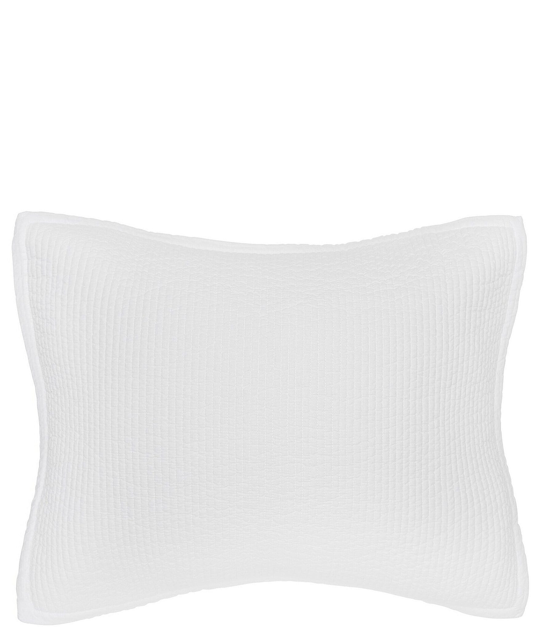 carol & frank Bennett White Stonewashed Distressed Pillow Sham