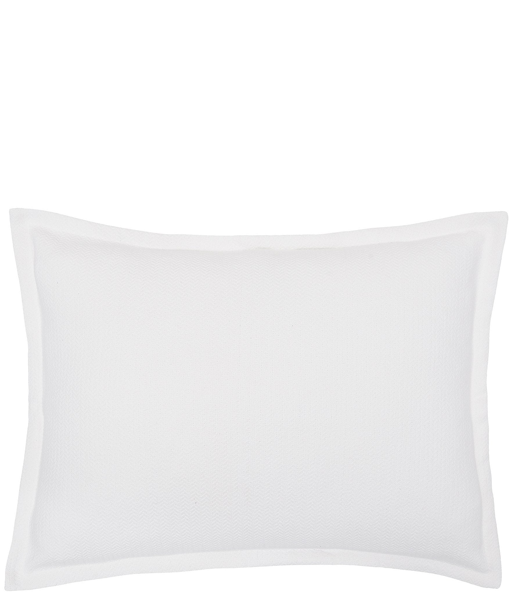 carol & frank Monroe Herringbone Pattern Standard Pillow Sham