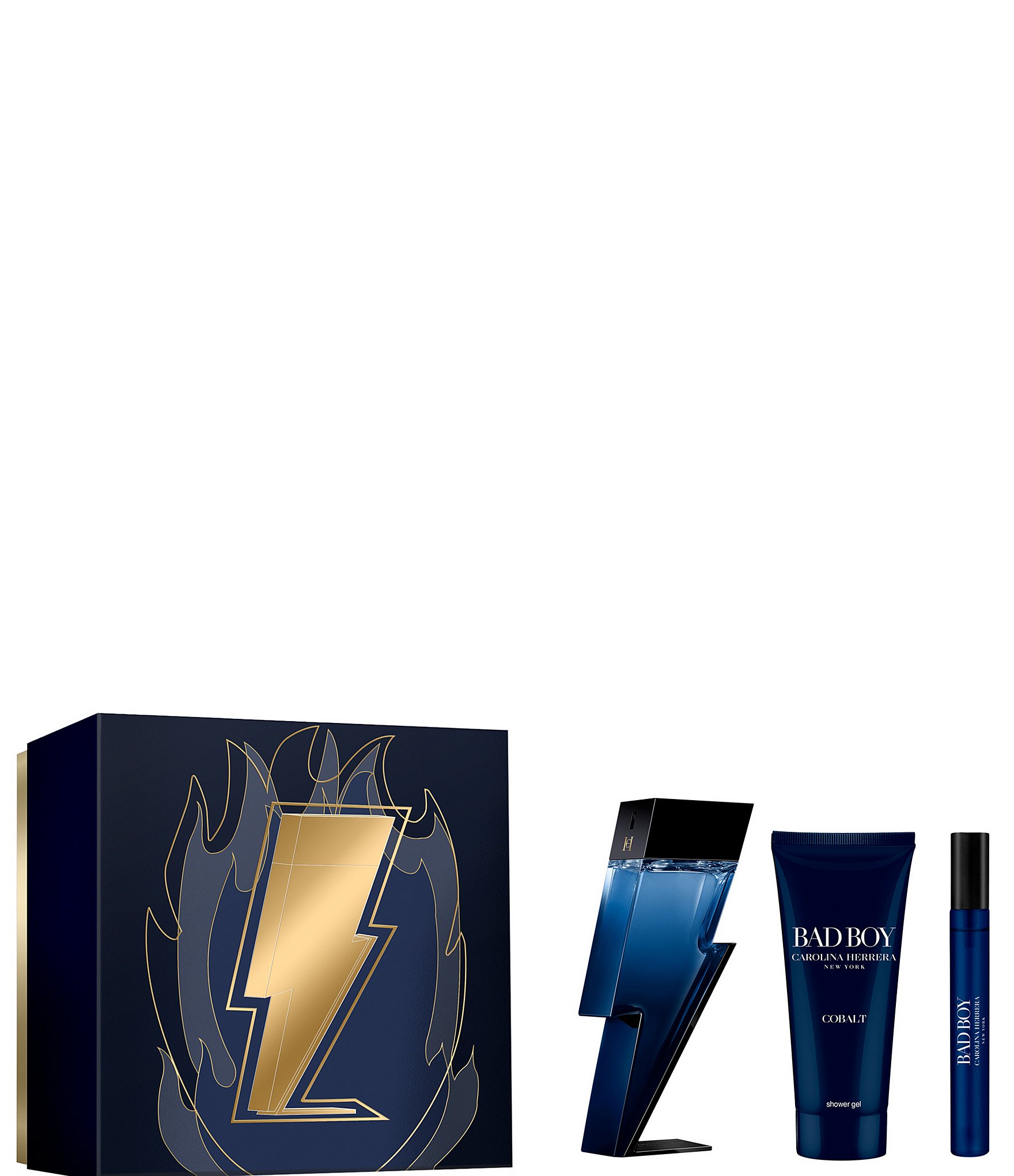 Carolina Herrera Bad Boy Cobalt Eau De Parfum 3 Piece Gift Set | Dillard's