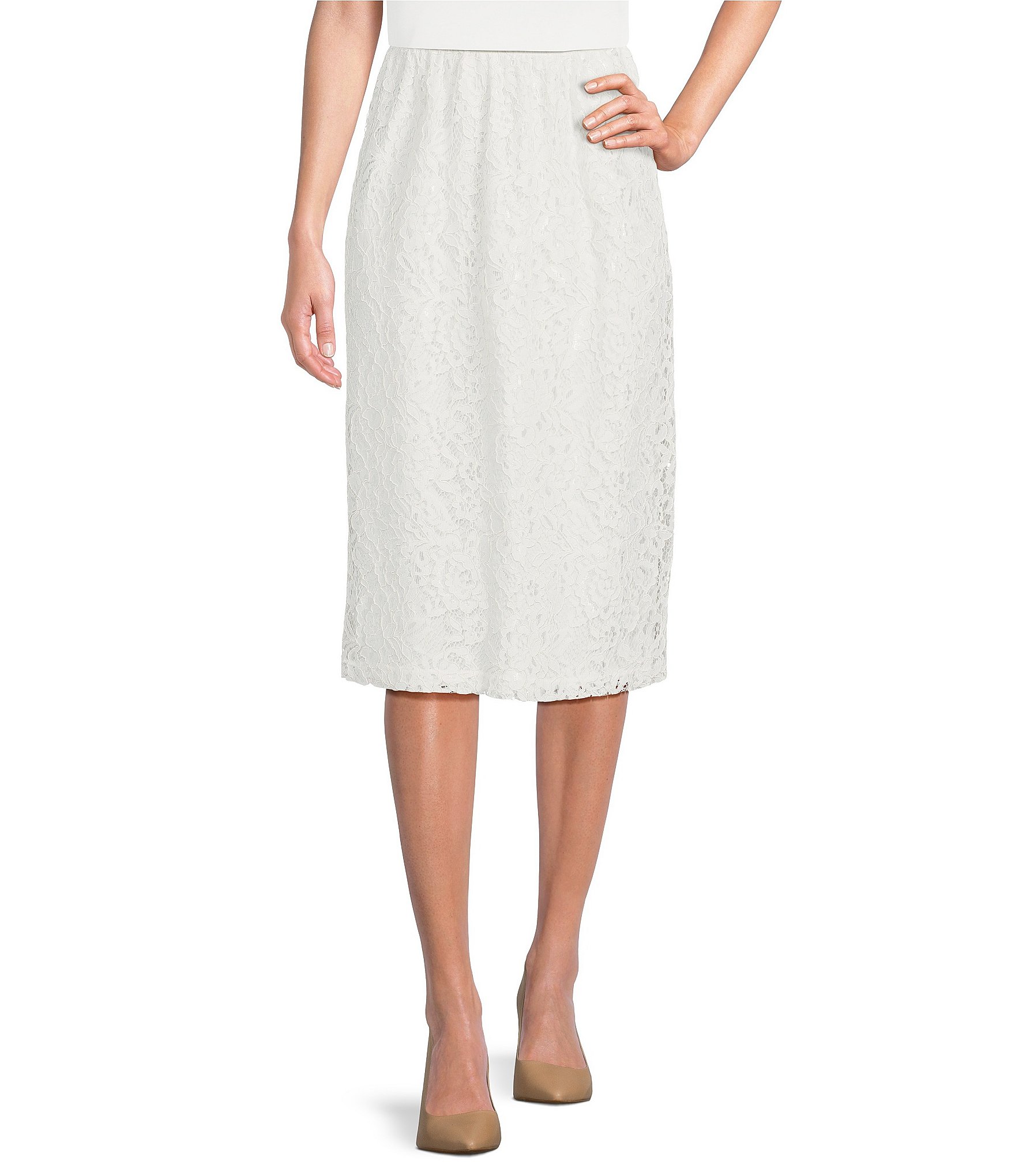 white pencil skirt: Women's Skirts