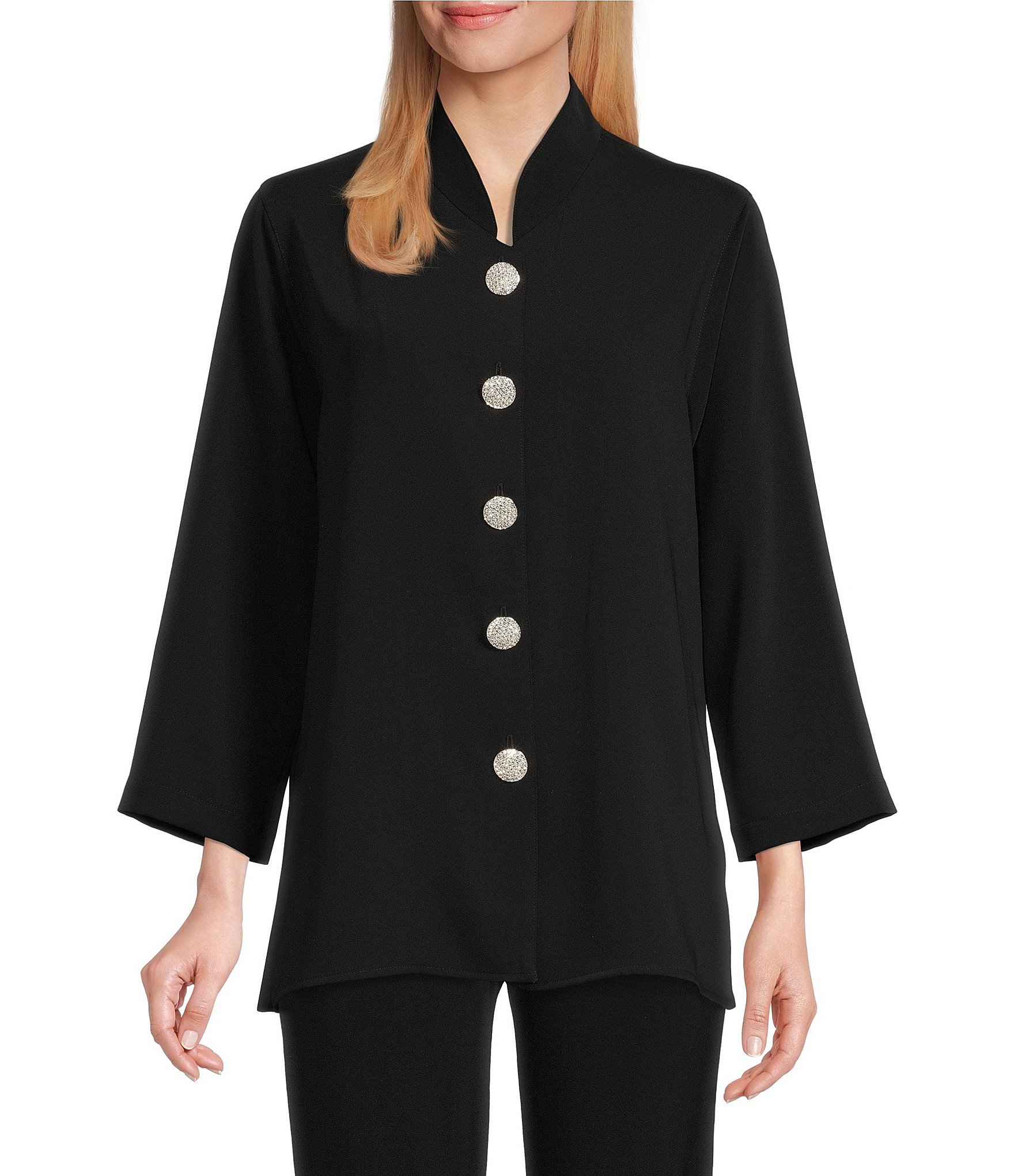black dress jackets for women Women's Plus Size Vintage Open Front Slim Fit Button Suit Blazer Jacket Casual Pocket Long Sleeve Coats at Amazon Women's Clothing store About The Brand Unisex Black Blazer | Gender