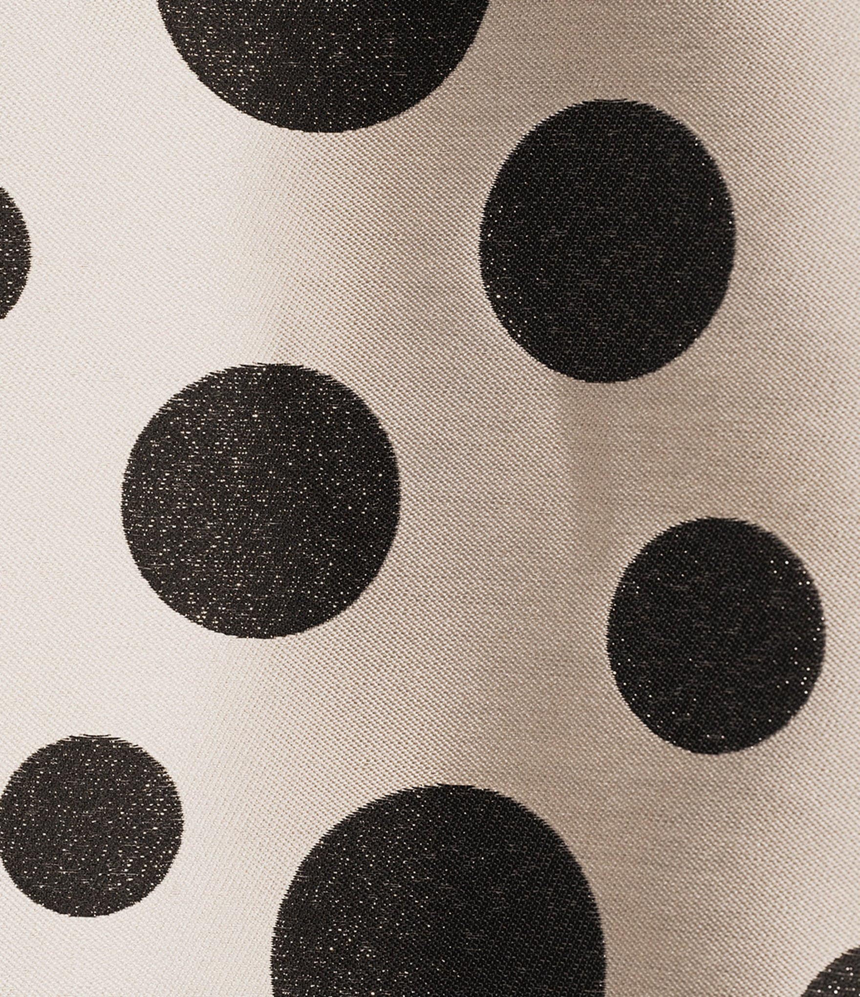 Caroline Rose Plus Size Graphic Dot Jacquard Spread Collar 3/4 Sleeve Open-Front Statement Jacket
