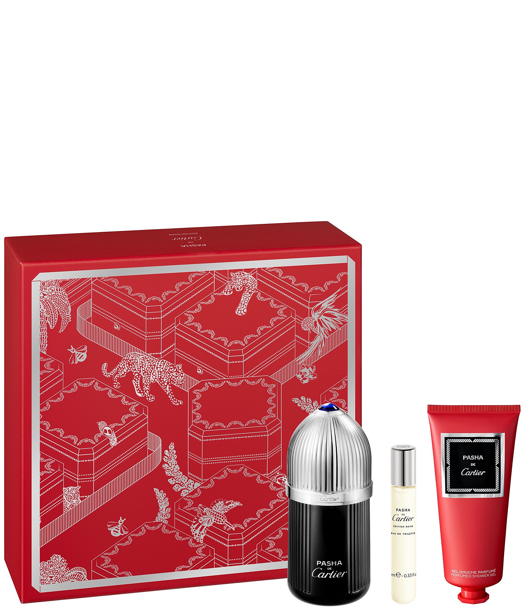 Cartier Men s 3 Pc. Pasha de Edition Noire Eau de Toilette Gift Set