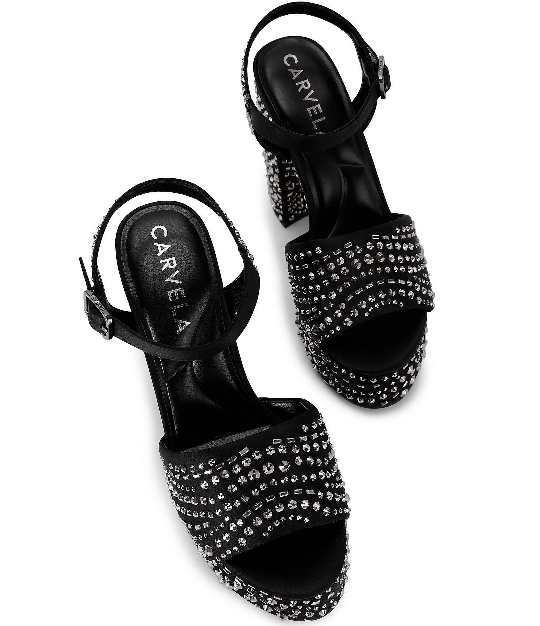 Carvela Sky High Embellished Platform Dress Sandals