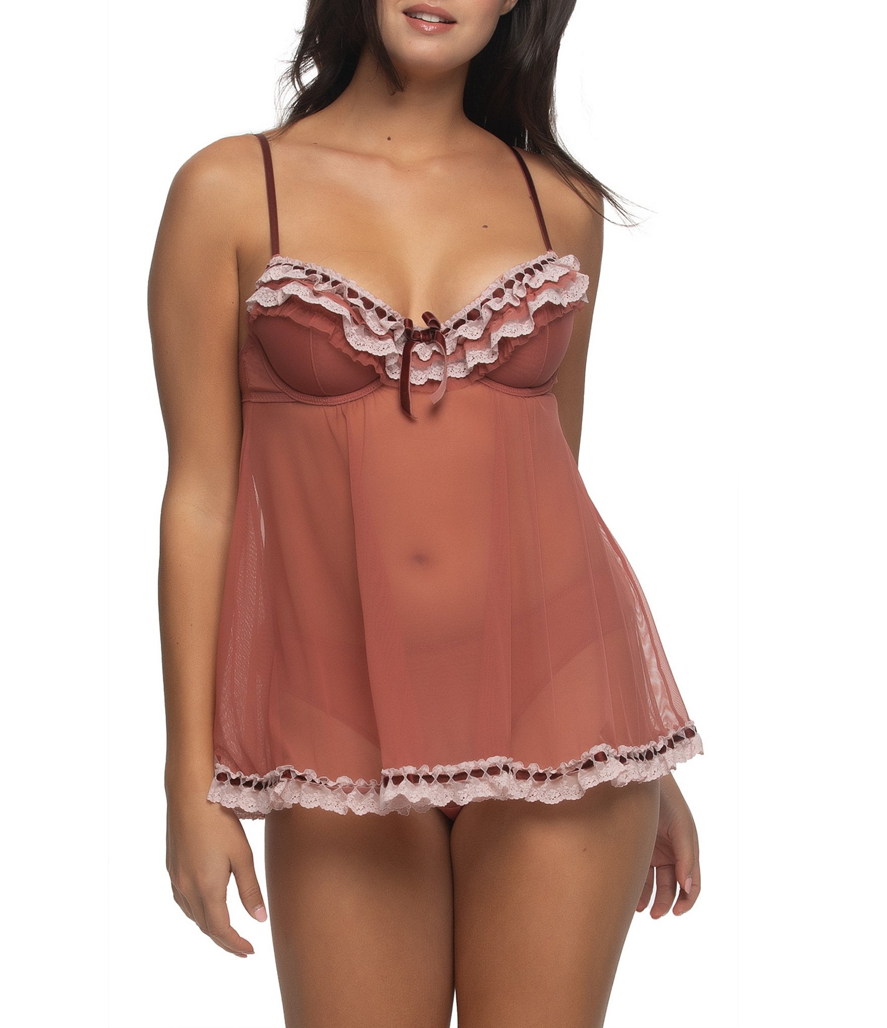 Cassandra Ruffles Galore Babydoll Set