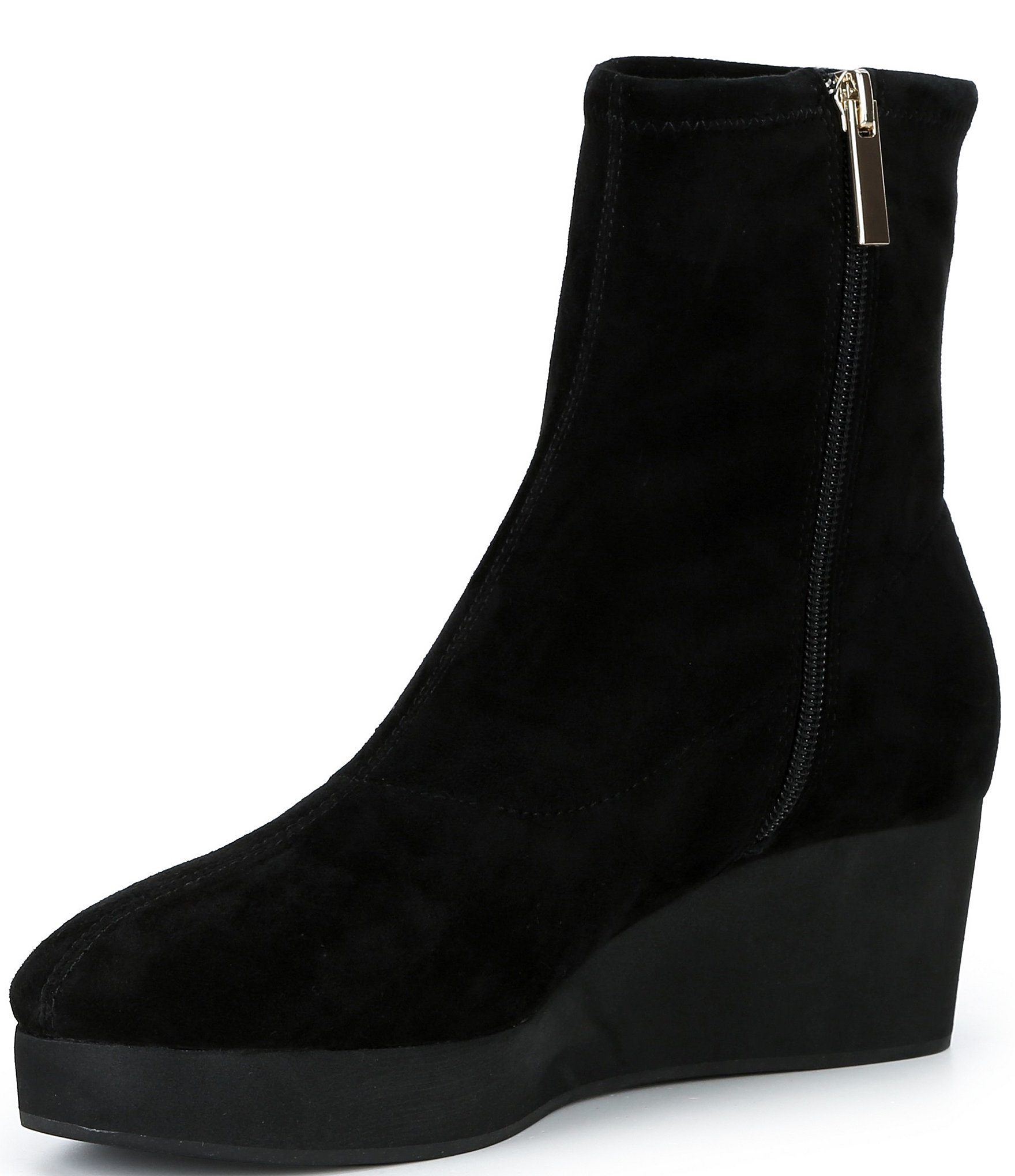 Cecelia New York Gate Platform Wedge Booties