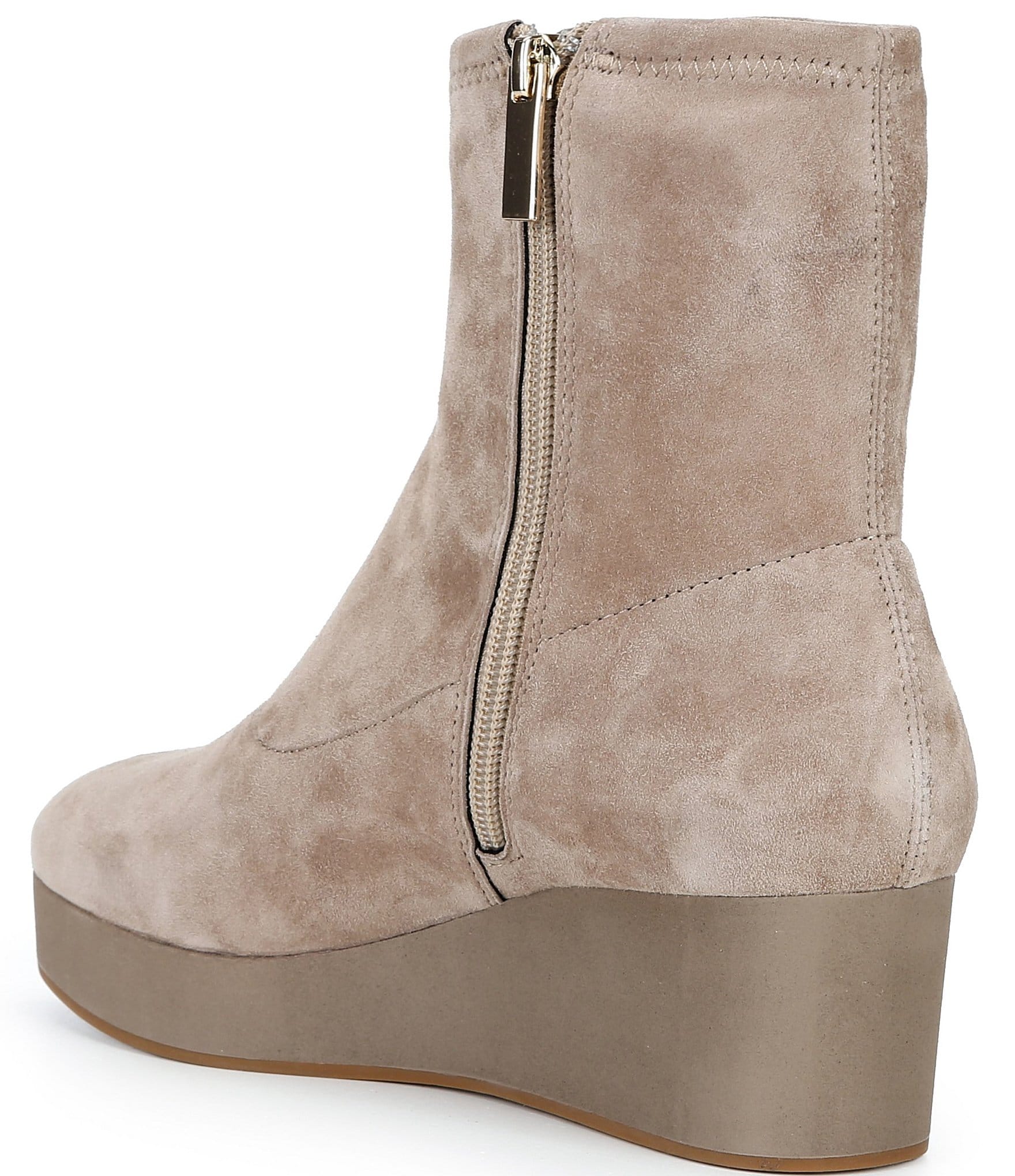Cecelia New York Gate Platform Wedge Booties