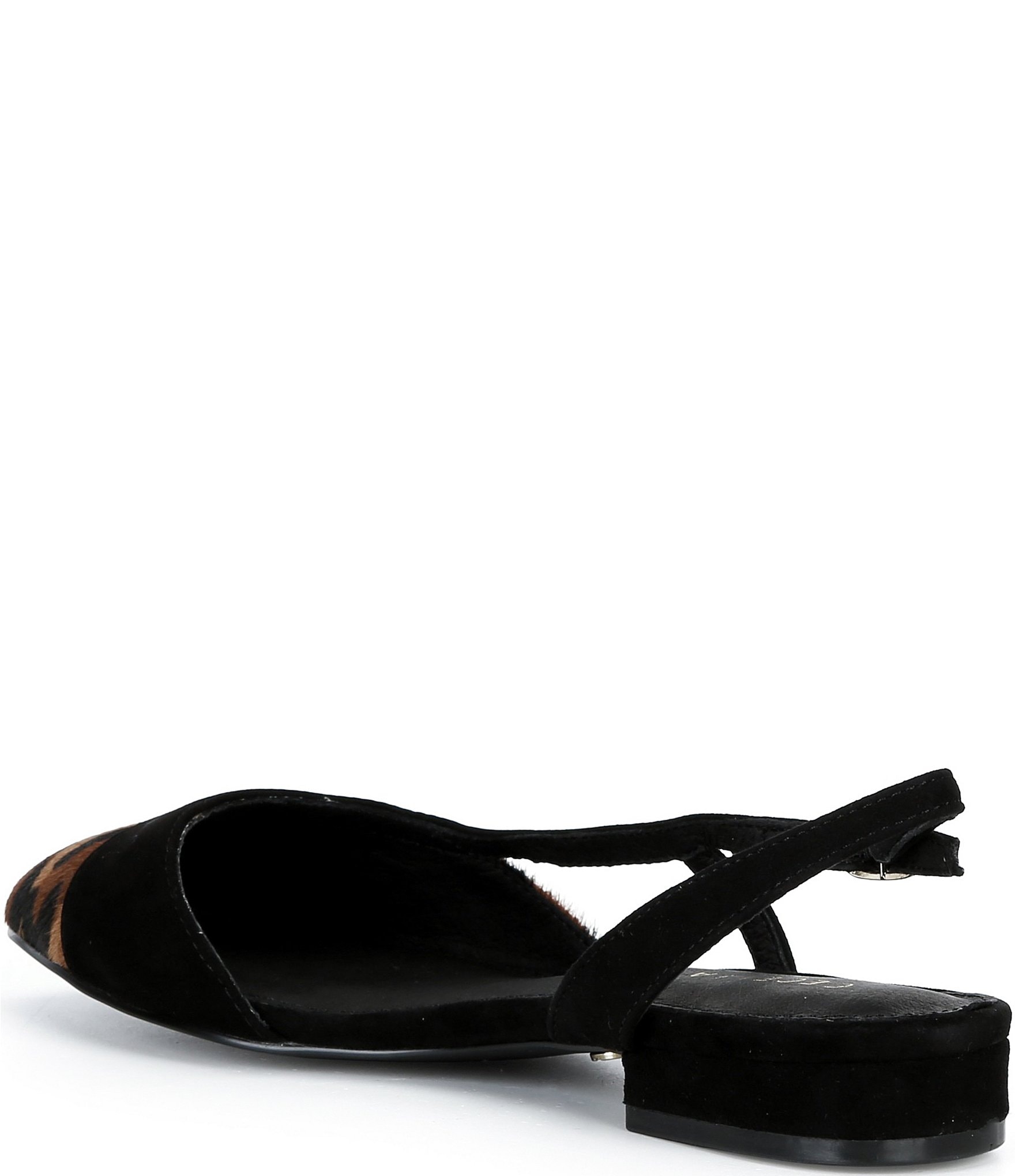 Cecelia New York Heidi Leopard Print Velvet Slingback Flats