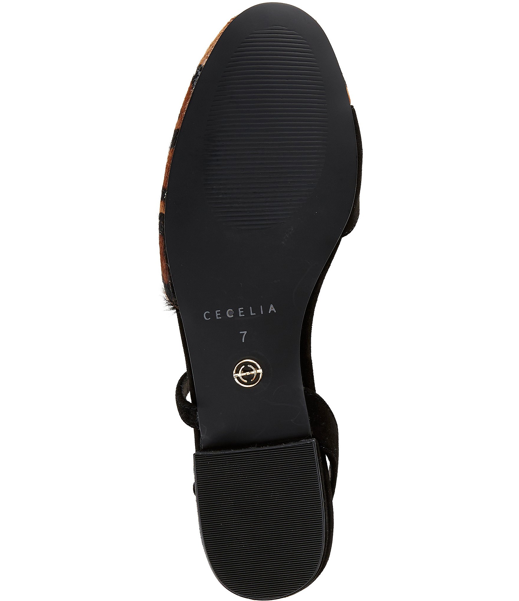 Cecelia New York Heidi Leopard Print Velvet Slingback Flats