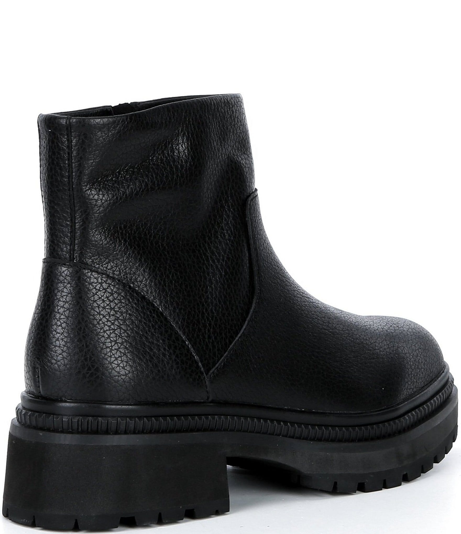 Cecelia New York Mara Leather Platform Booties