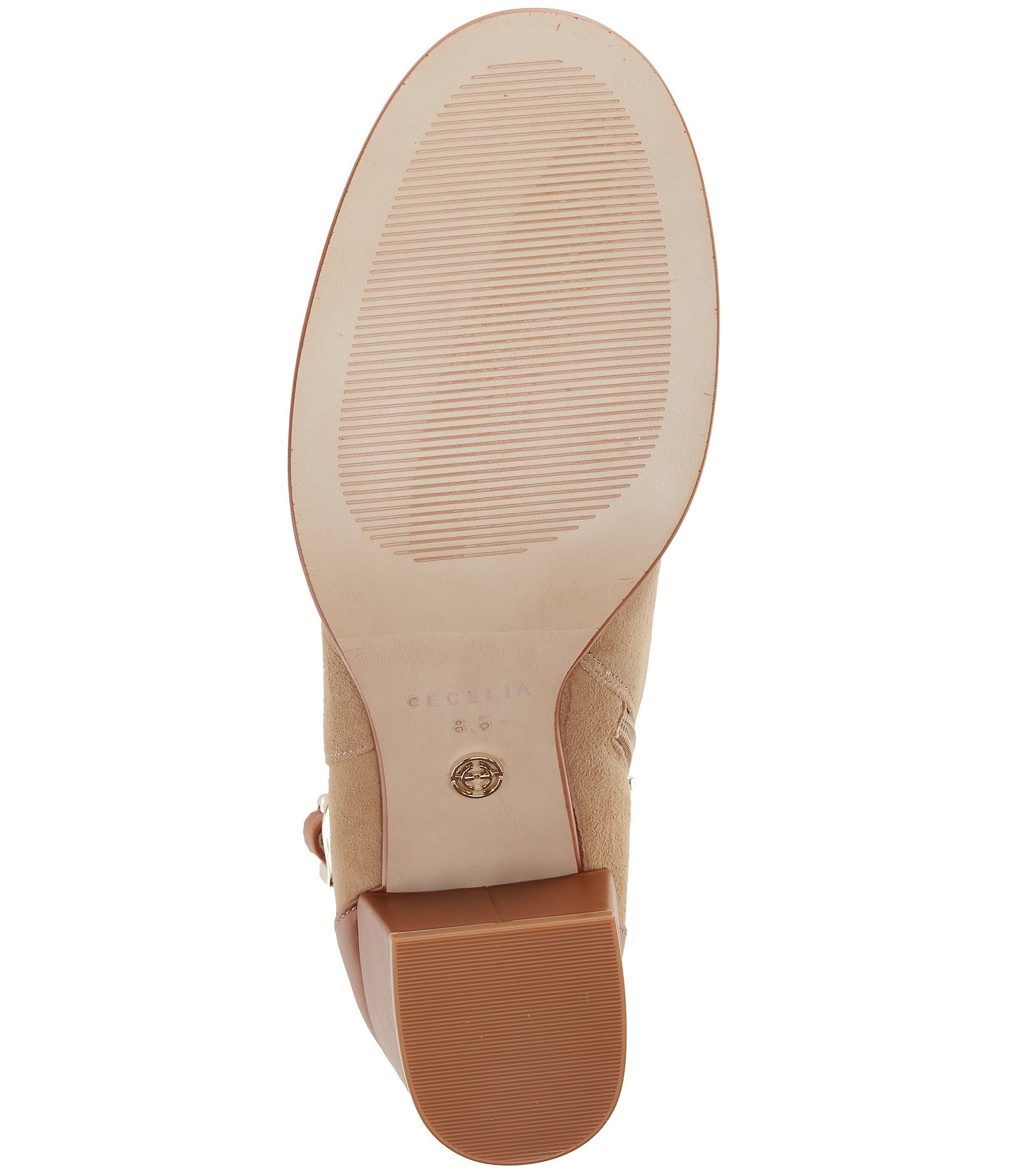 Cecelia New York Tulia Two Tone Suede And Leather Buckle Booties