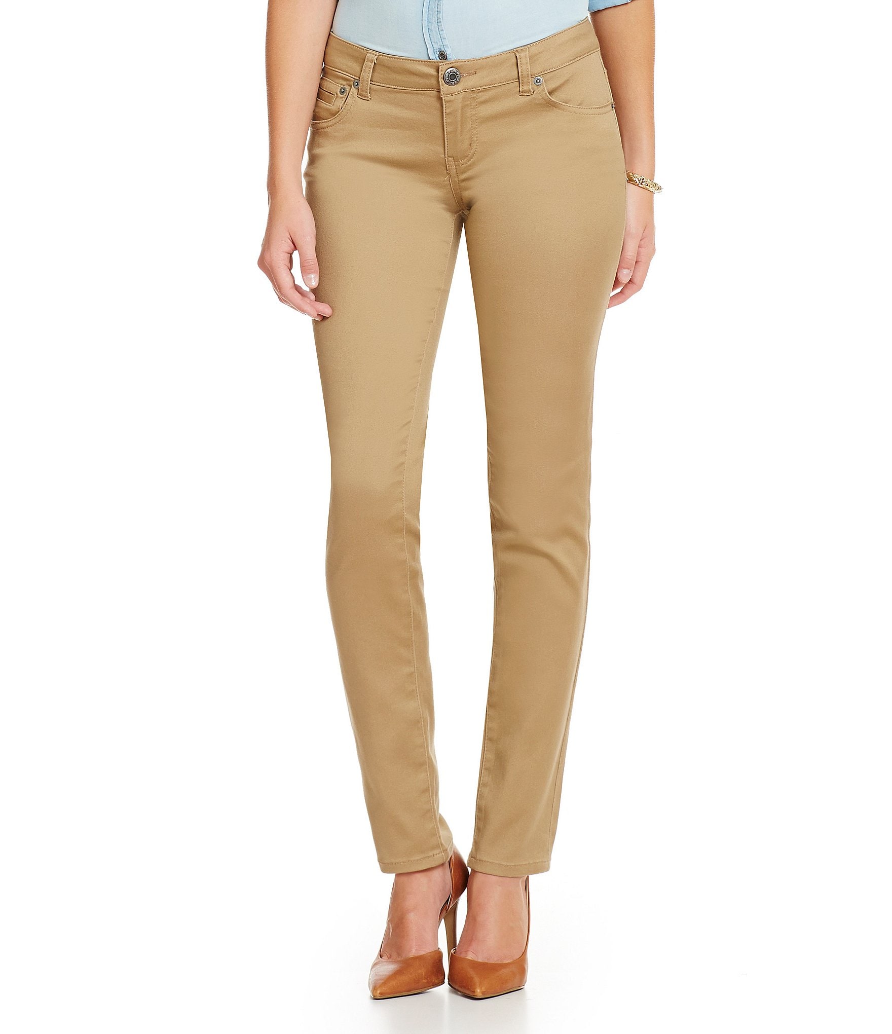 Liz Claiborne Tall Womens Amber Mid Rise Straight Pull- On Pants |  Montebello Town Center