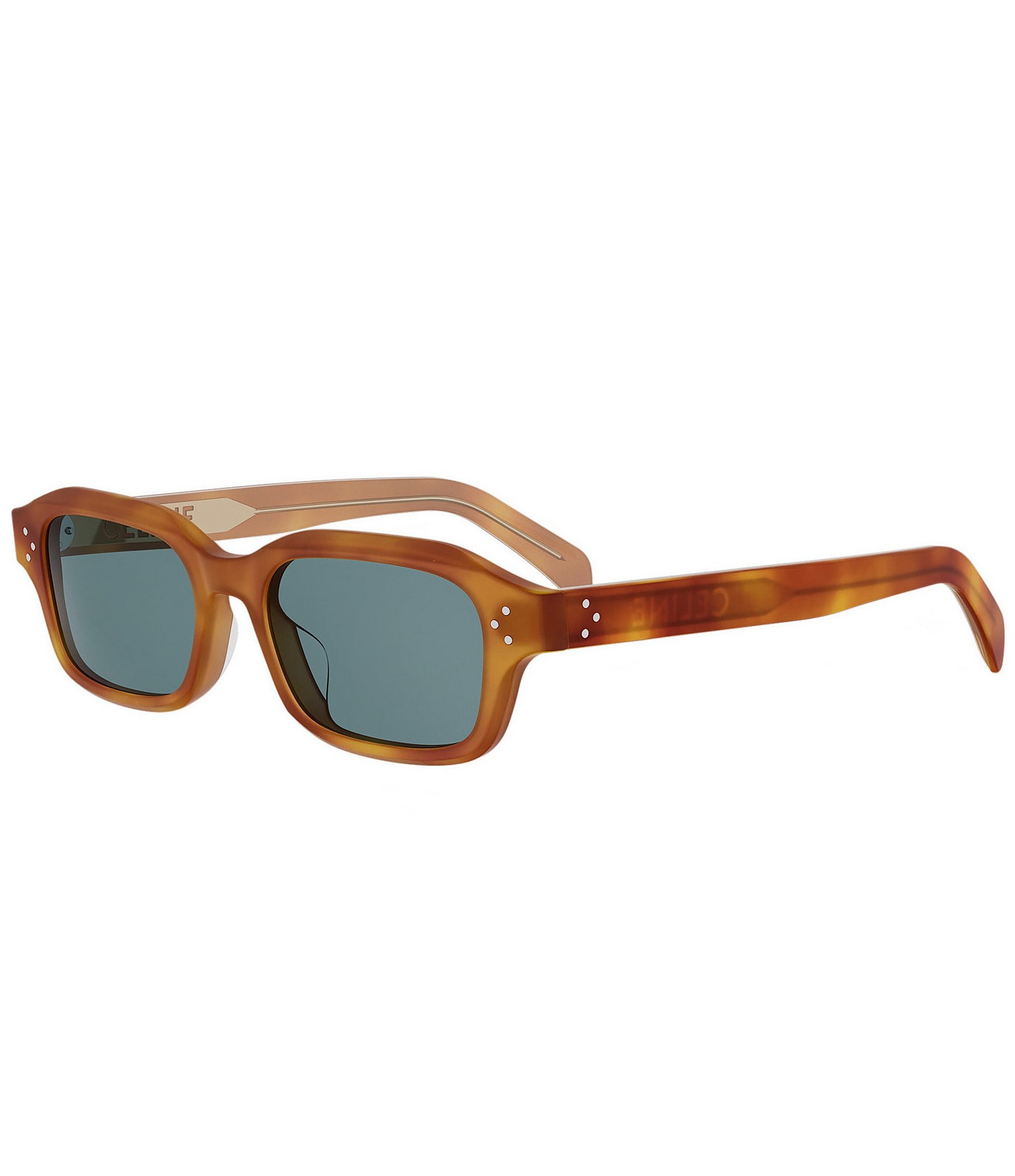 CELINE Women's CELINE 3 Dots 52mm Rectangular Sunglasses