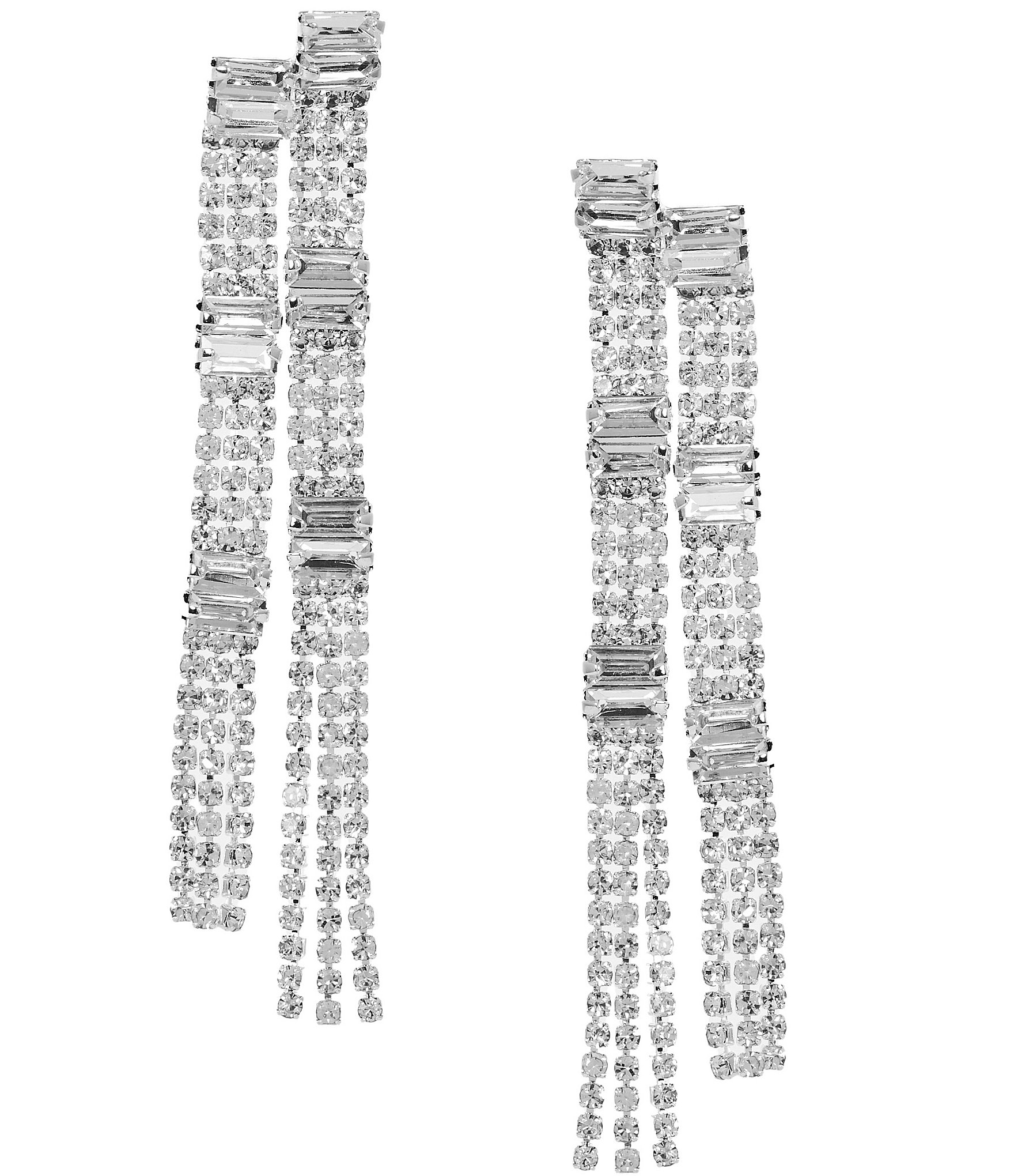 Cezanne Bias Drops Linear Earrings