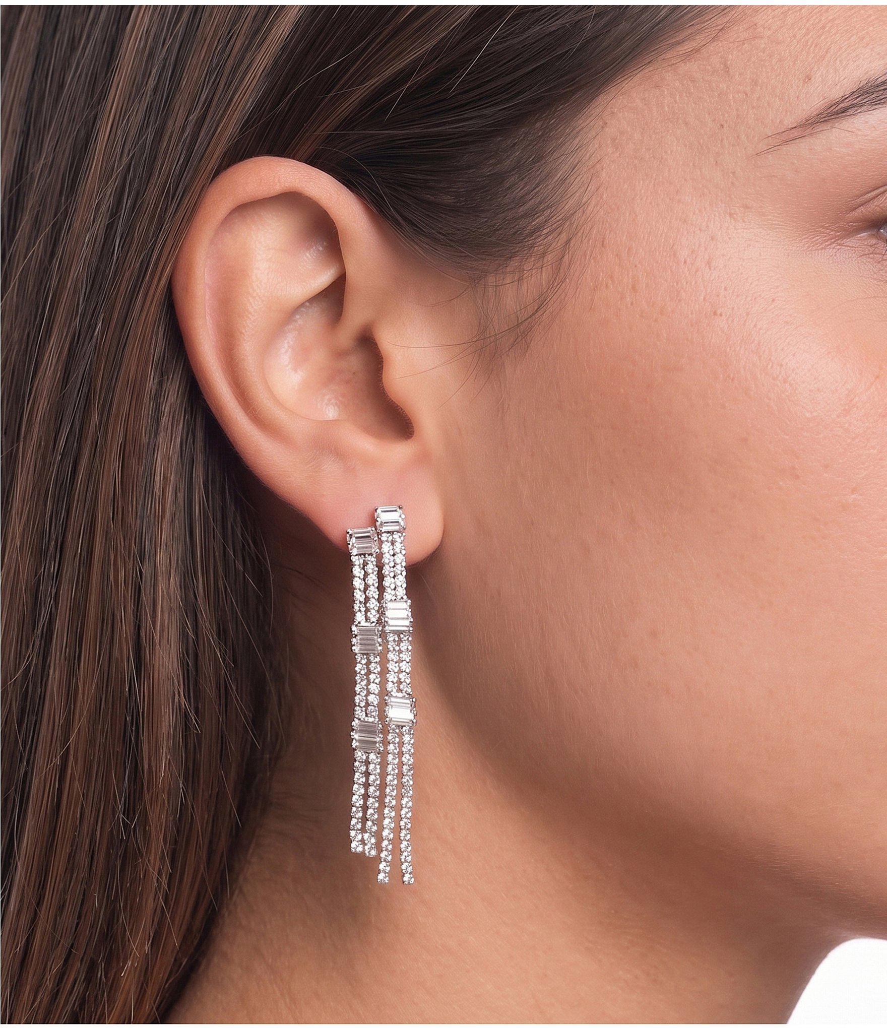 Cezanne Bias Drops Linear Earrings