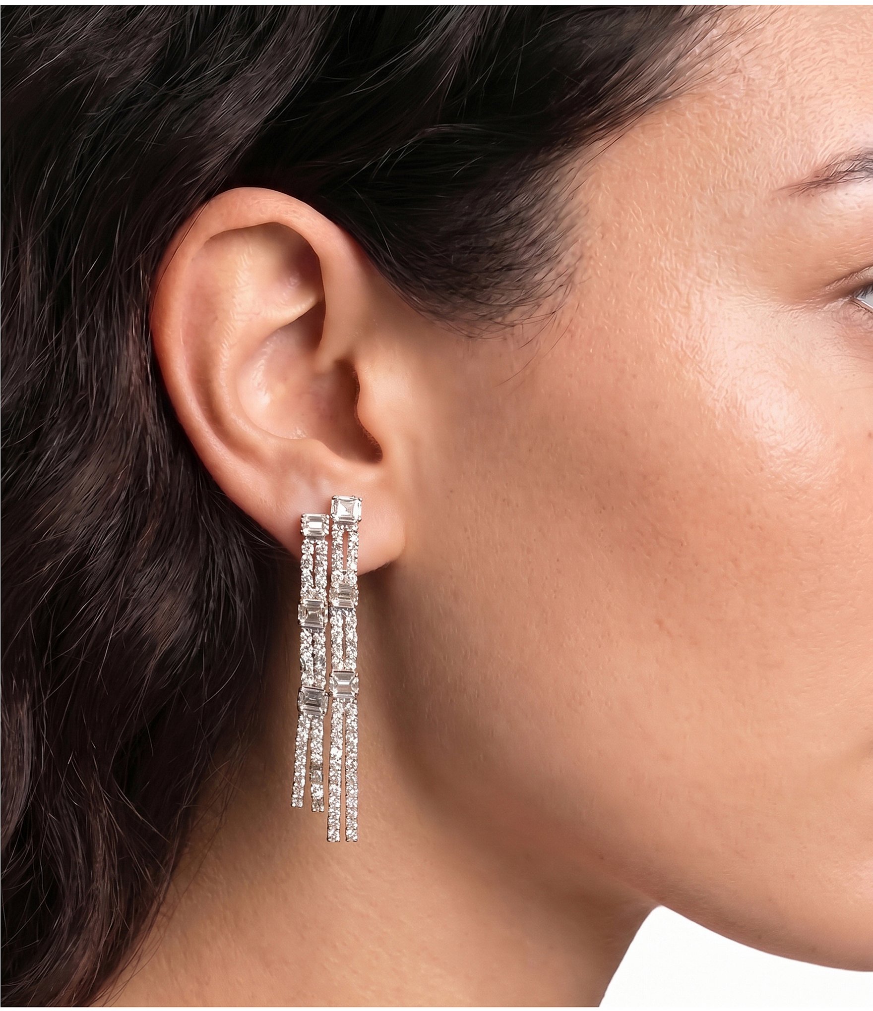Cezanne Bias Drops Linear Earrings