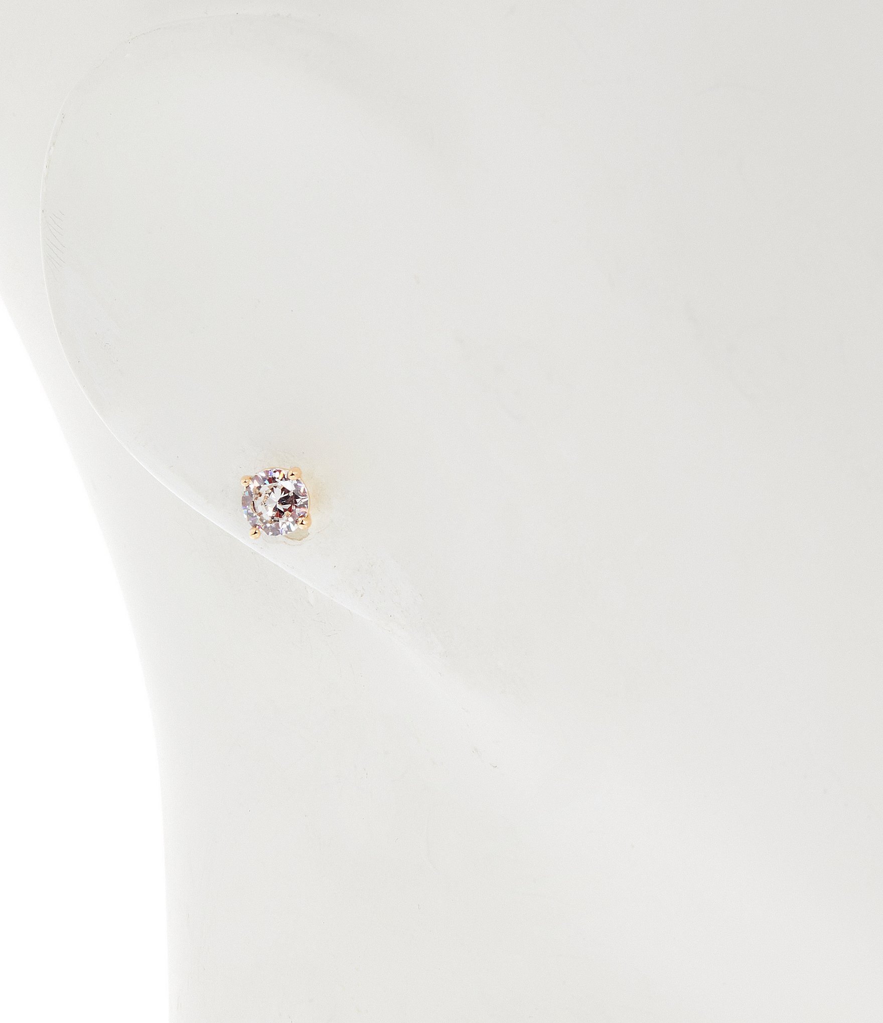 Cezanne CZ Round Stud & CZ Graduating Stone C Drop Earring Set