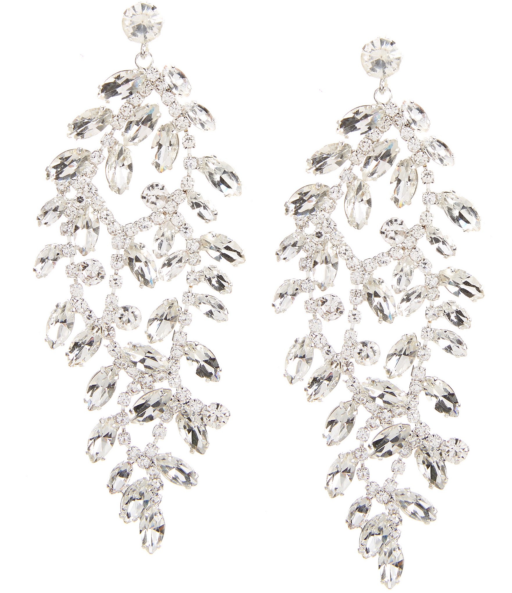 Cezanne Eveline Crystal Chandelier Statement Earrings