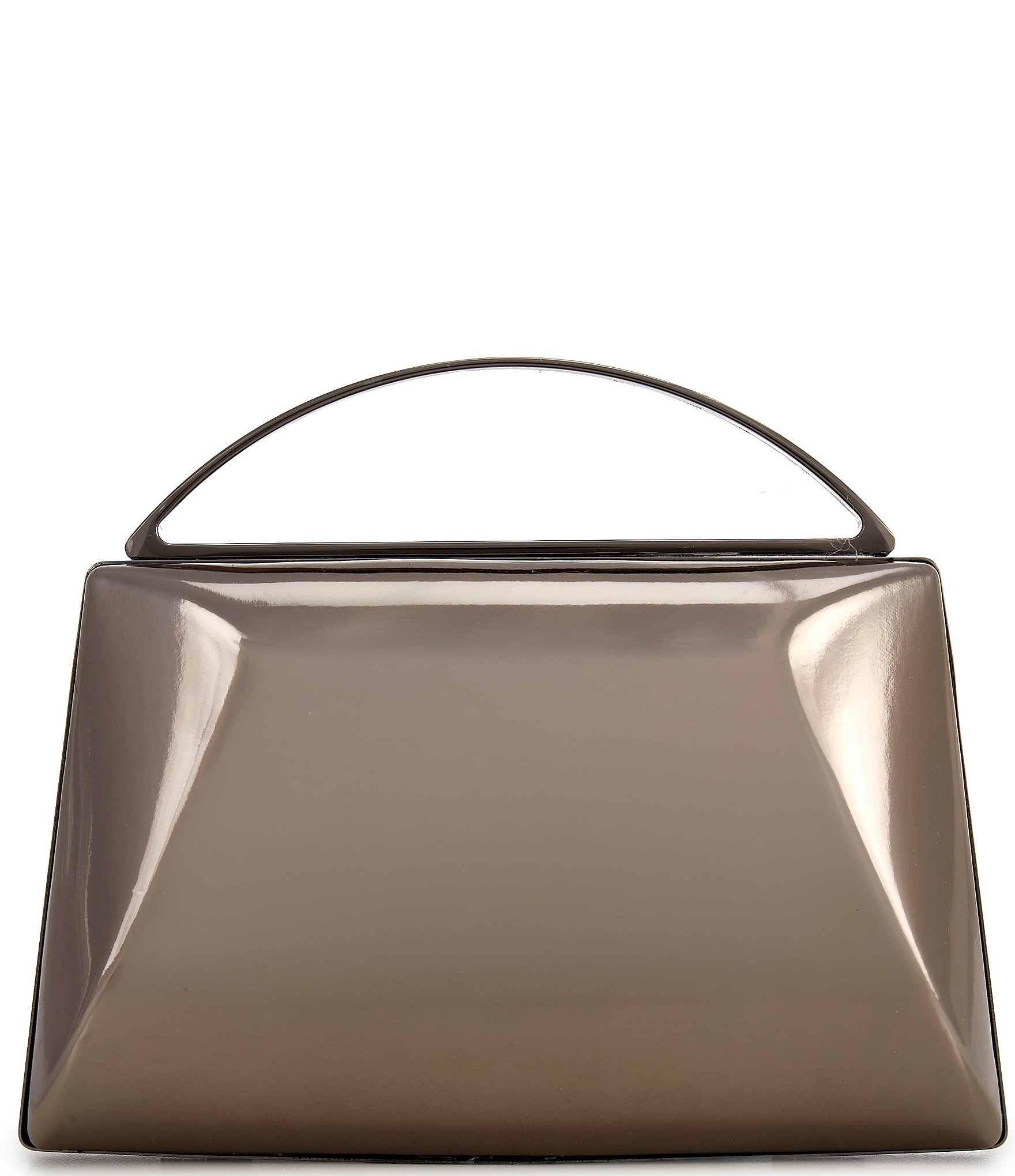 Cezanne Geometric Metallic Tophandle Clutch