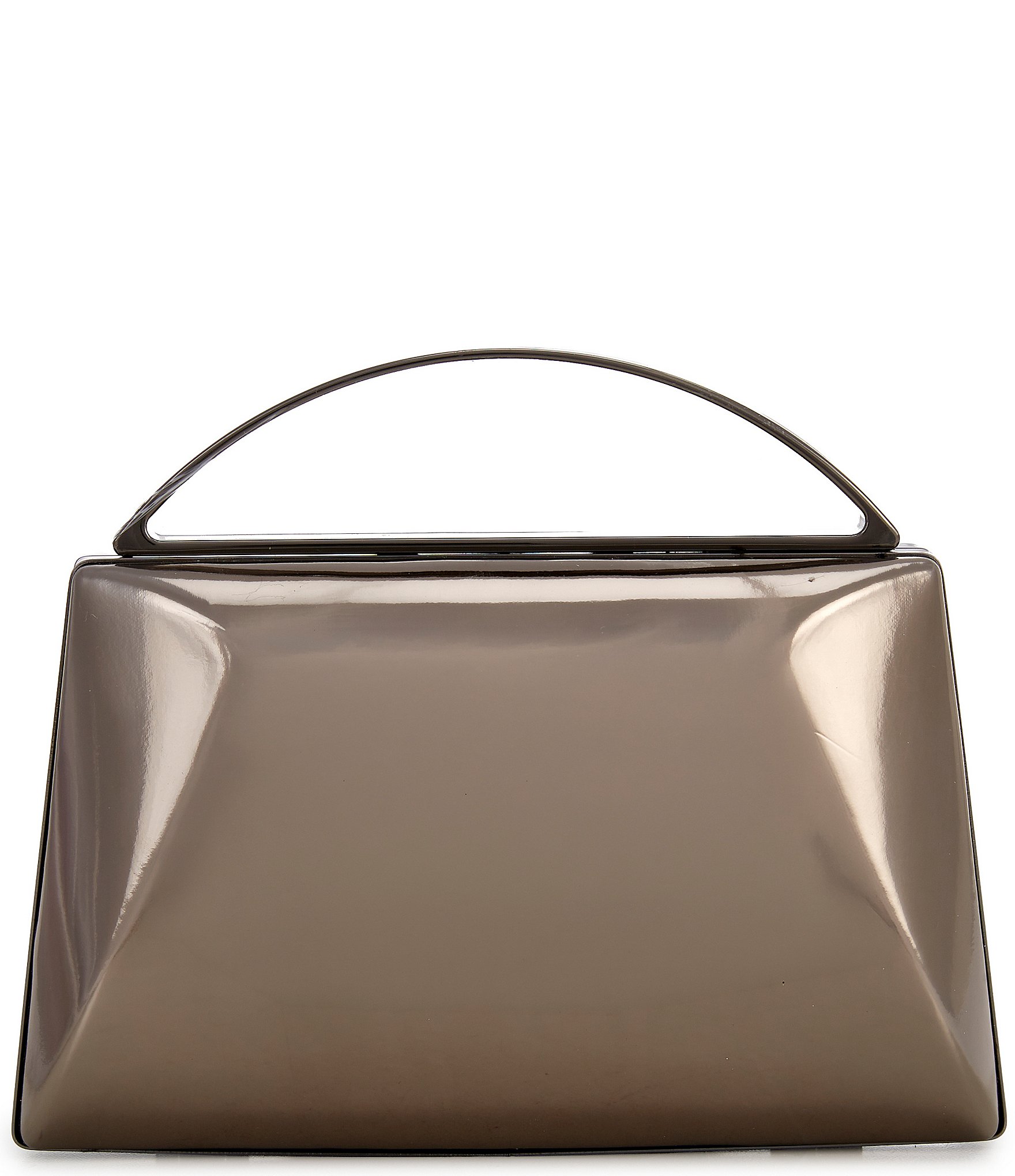 Cezanne Geometric Metallic Tophandle Clutch